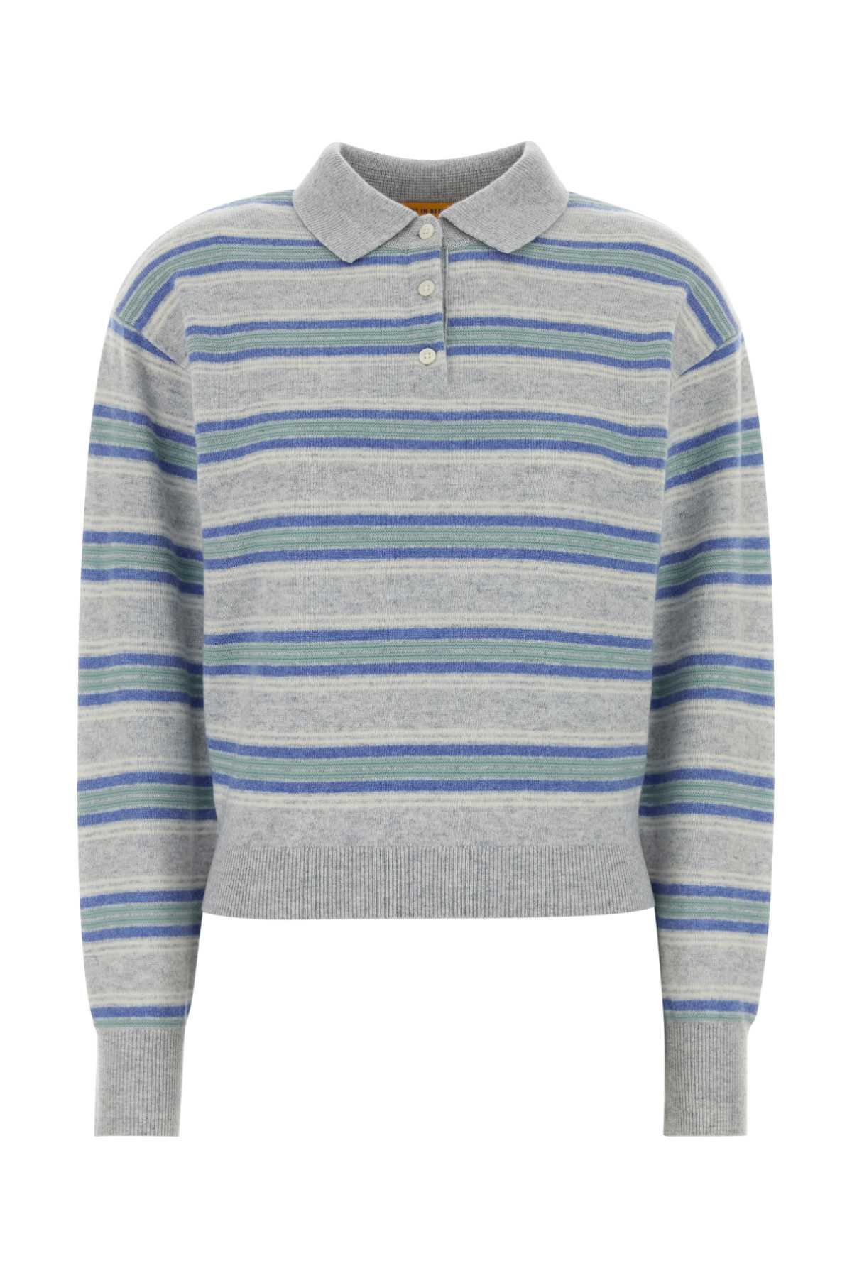 Guest In Residence Women Embroidered Cashmere Collegiate Polo Shirt GUEST IN RESIDENCE