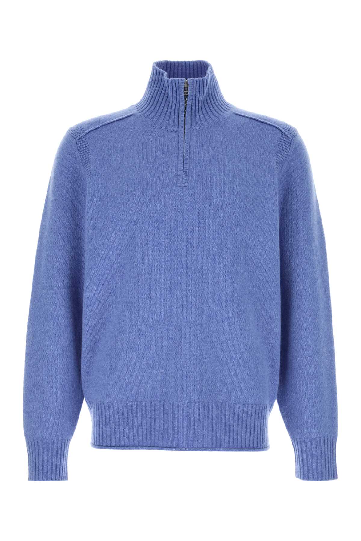 Guest In Residence Men Cerulean Cashmere Sweater GUEST IN RESIDENCE