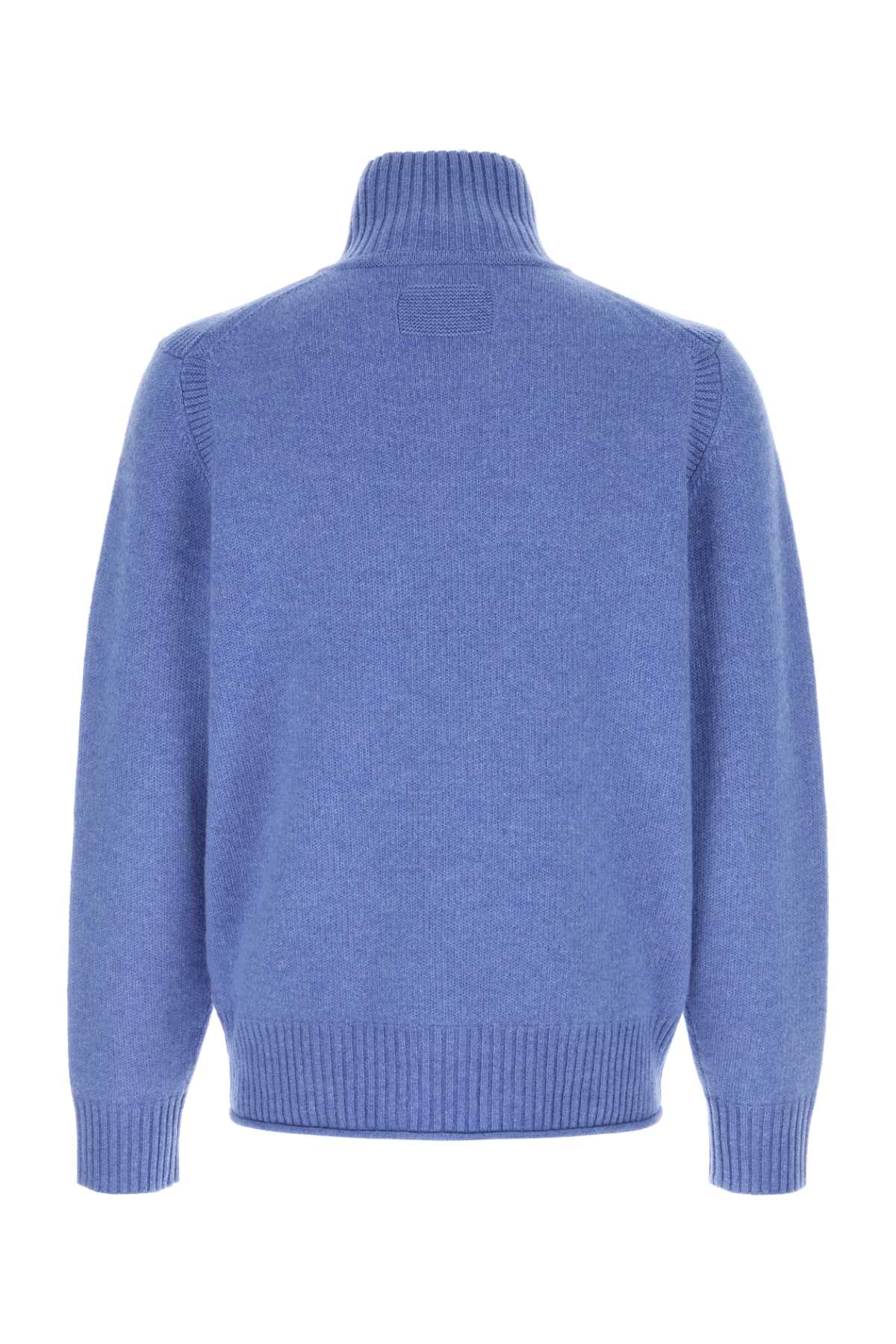 Guest In Residence Men Cerulean Cashmere Sweater GUEST IN RESIDENCE