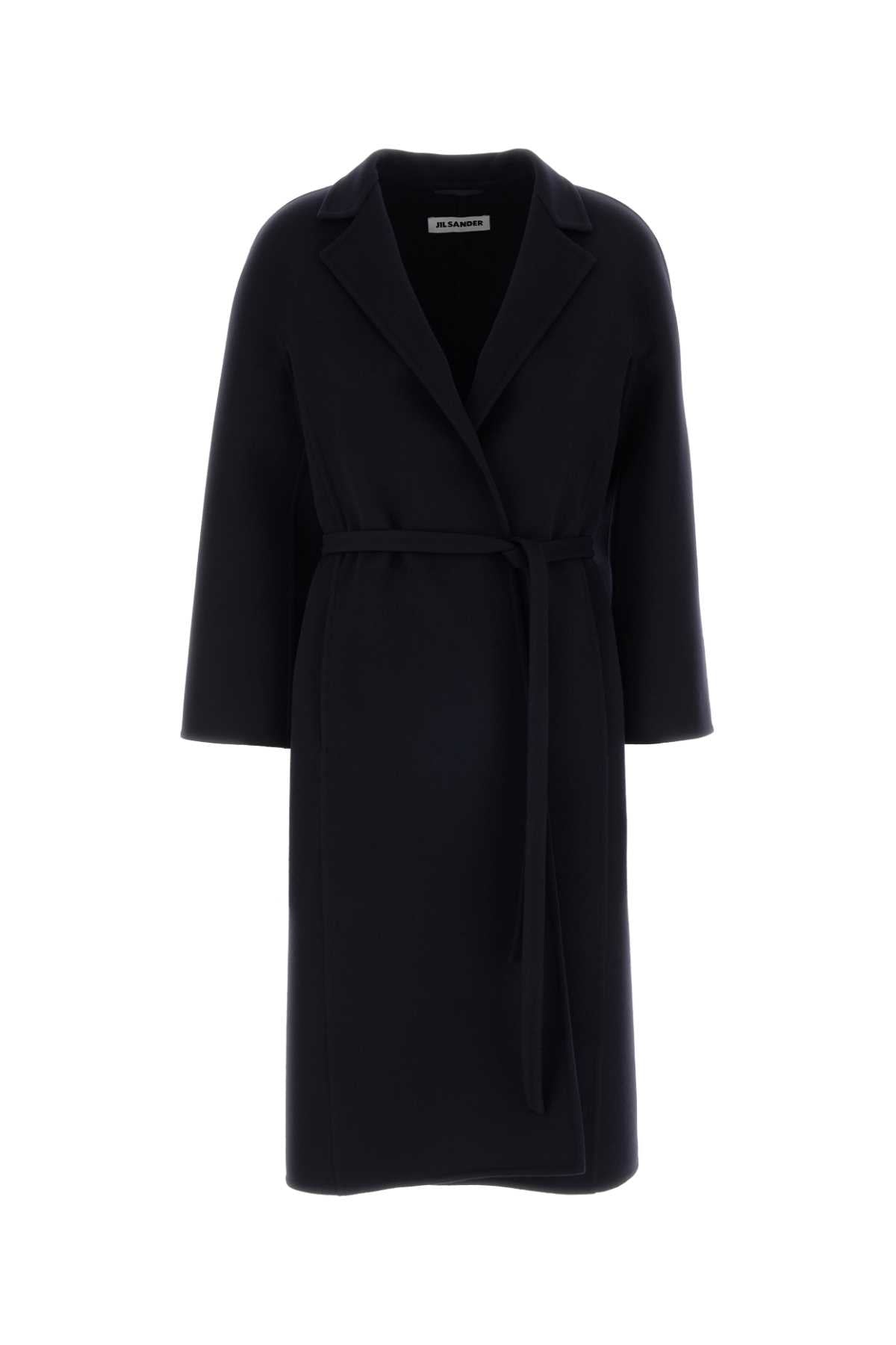 Jil Sander Women Midnight Blue Wool Coat