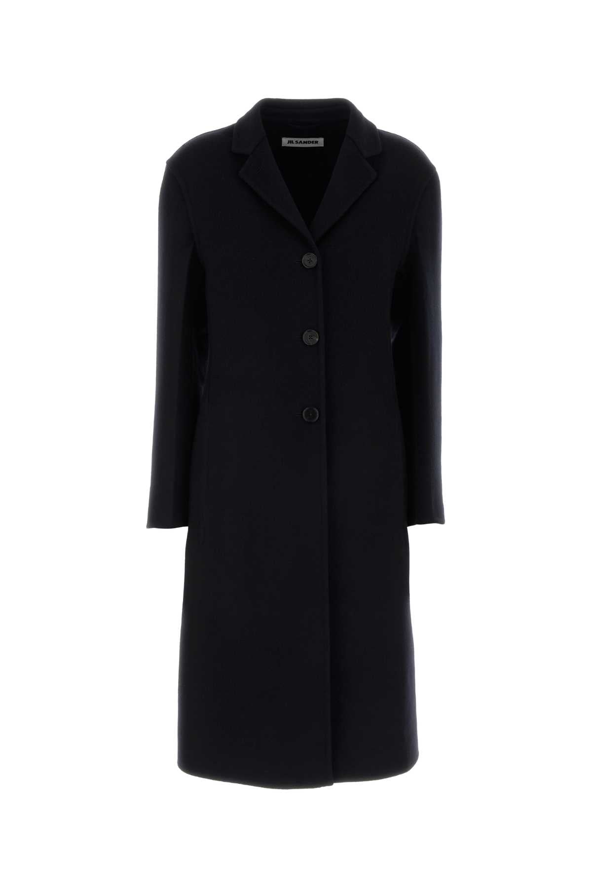 Jil Sander Women Black Cashmere Blend Coat