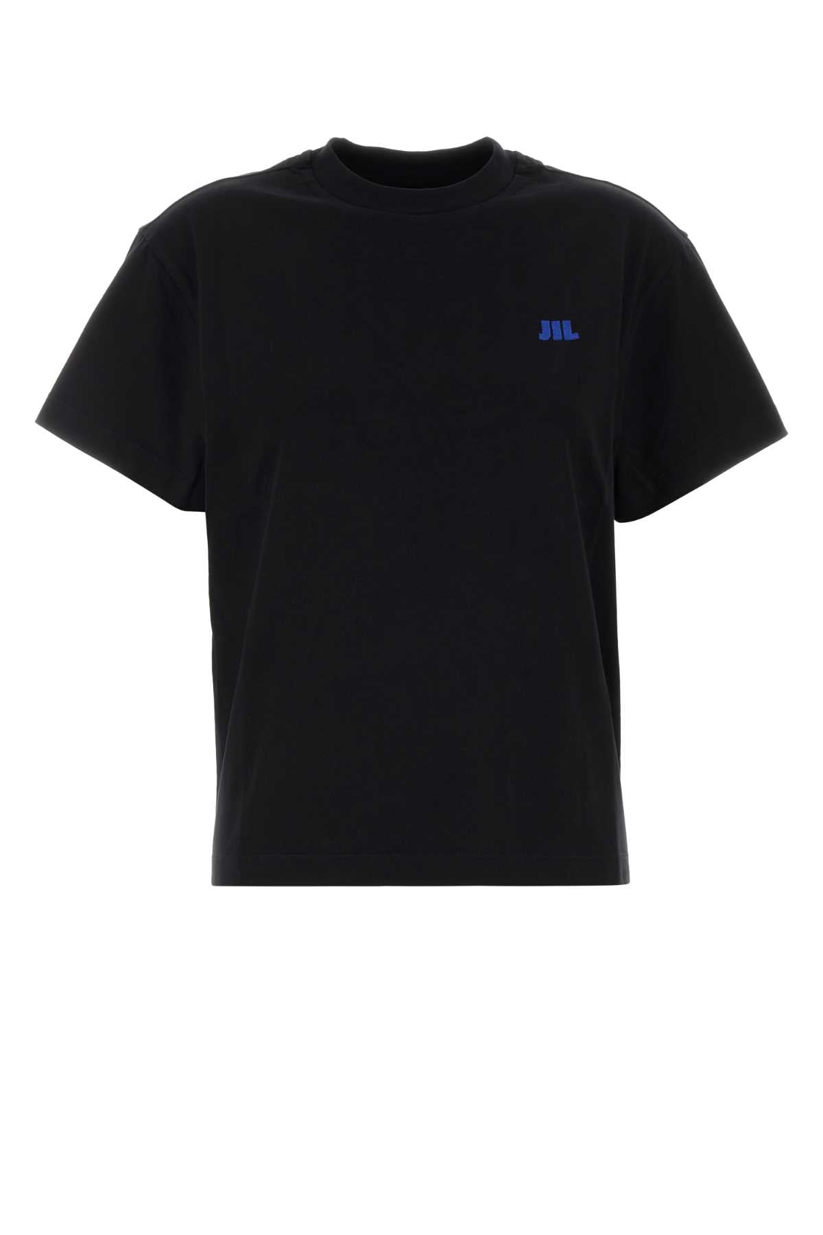 Jil Sander Women Black Cotton T-Shirt JIL SANDER