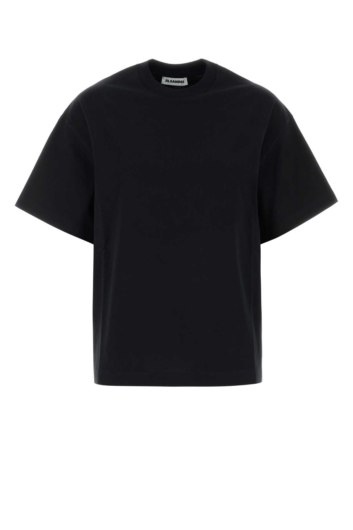 Jil Sander Women Black Cotton T-Shirt JIL SANDER
