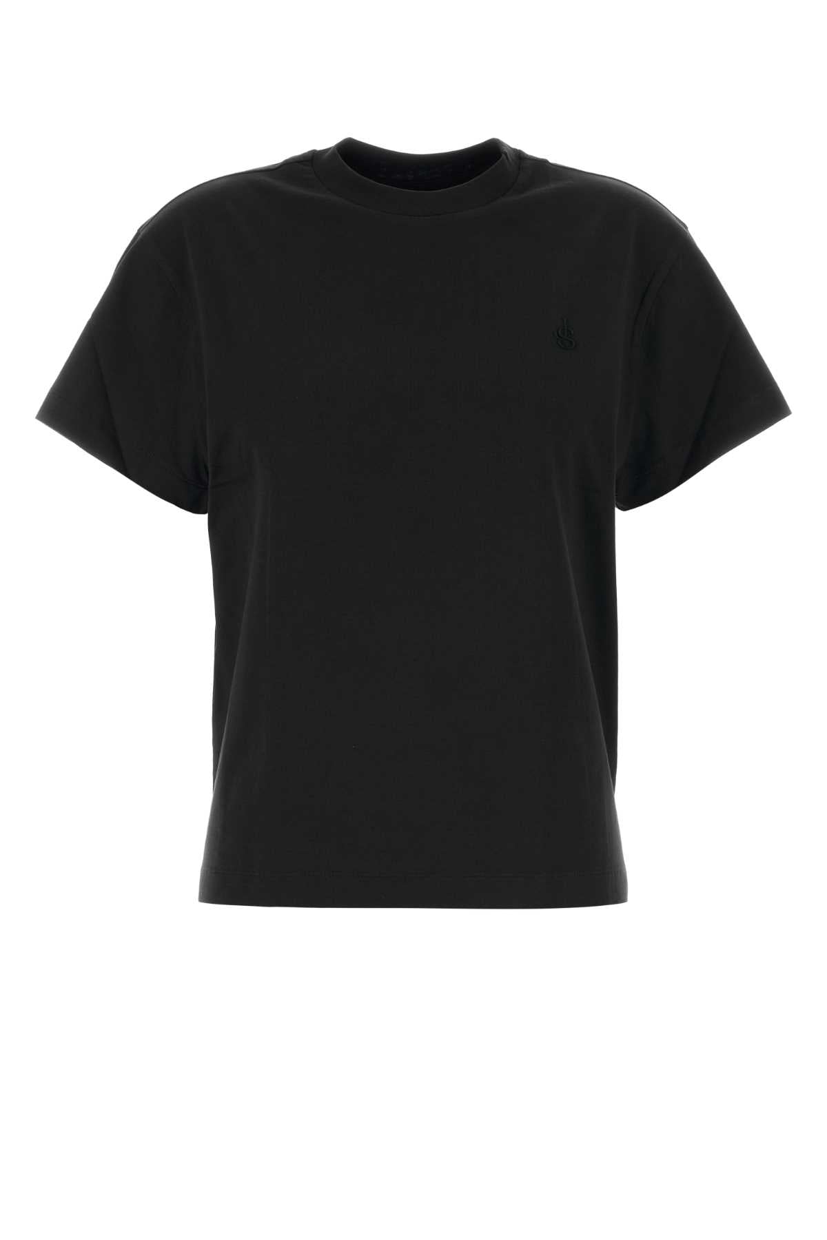 Jil Sander Women Black Cotton T-Shirt Set JIL SANDER