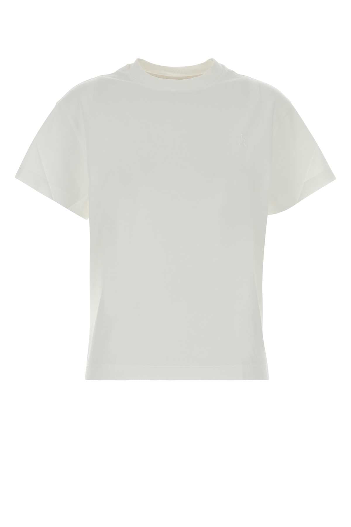 Jil Sander Women White Cotton T-Shirt Set JIL SANDER