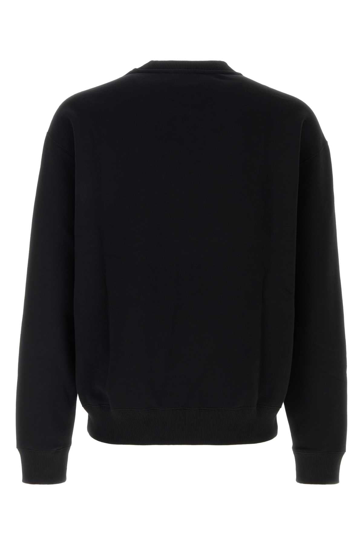 Jil Sander Men Black Cotton Sweatshirt JIL SANDER