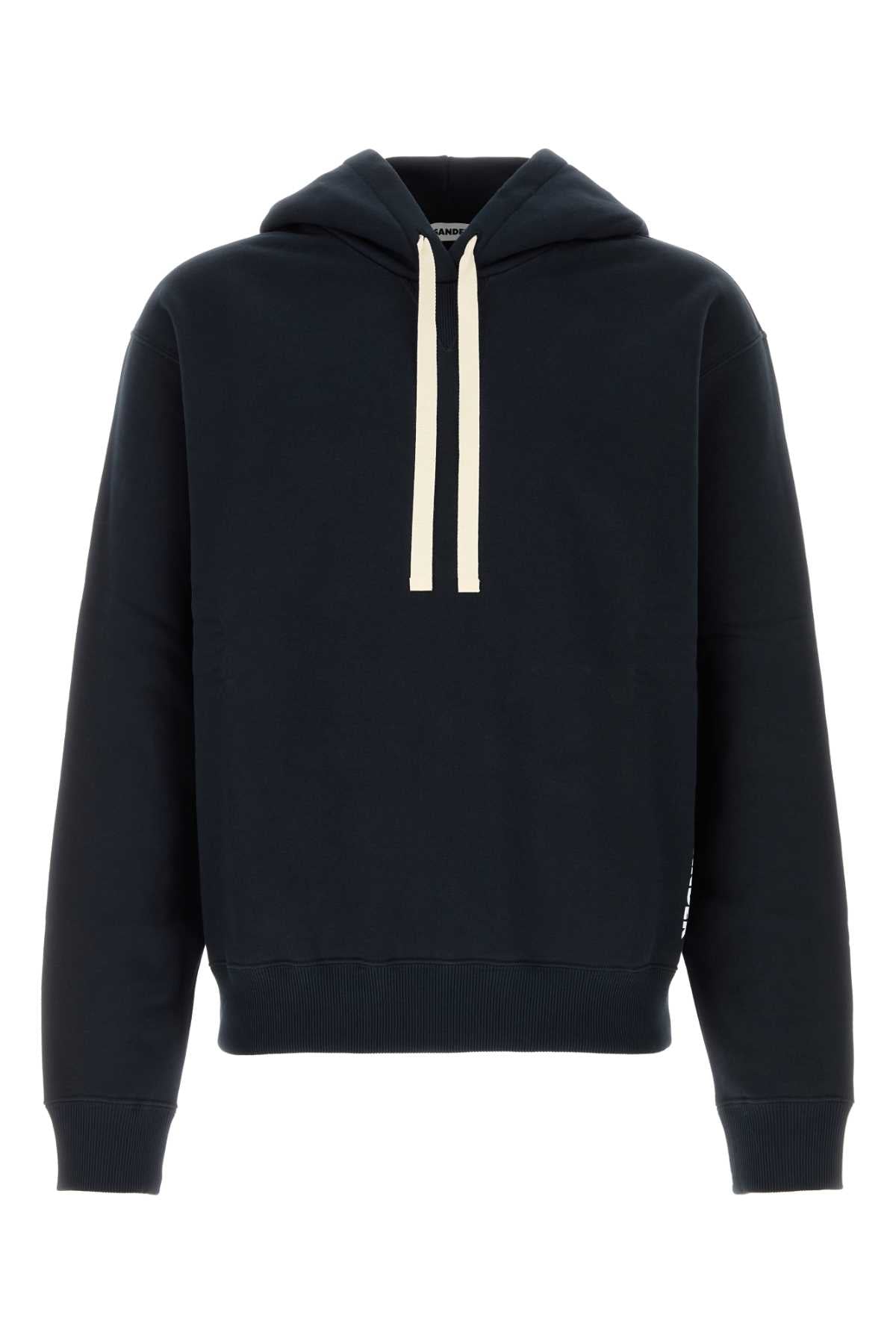 Jil Sander Men Midnight Blue Cotton Sweatshirt JIL SANDER