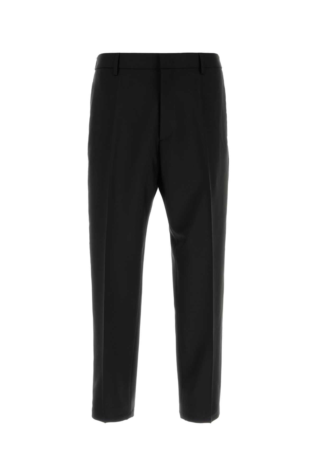 Jil Sander Men Black Wool Blend Pant JIL SANDER