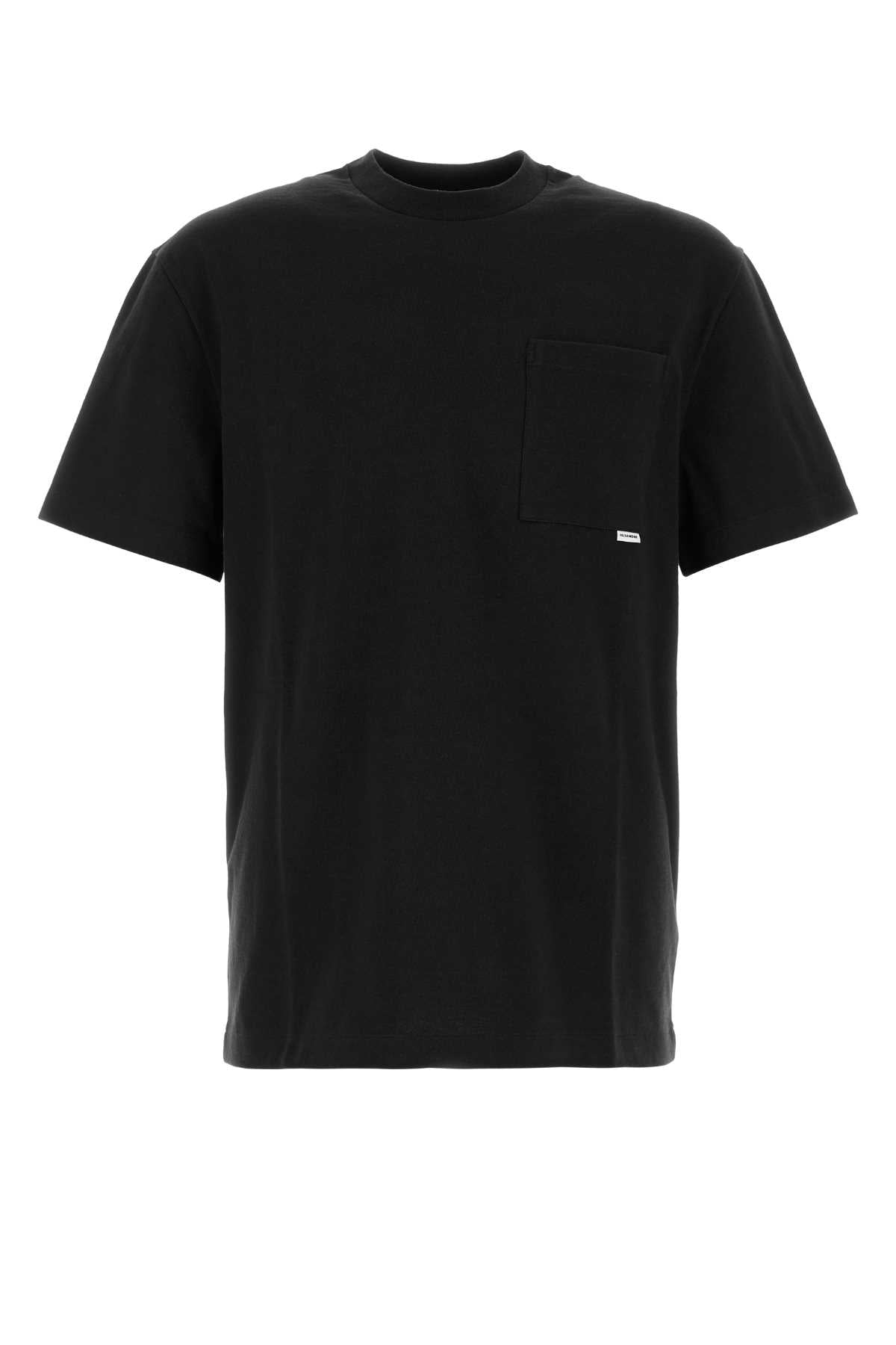 Jil Sander Men Black Cotton T-Shirt JIL SANDER