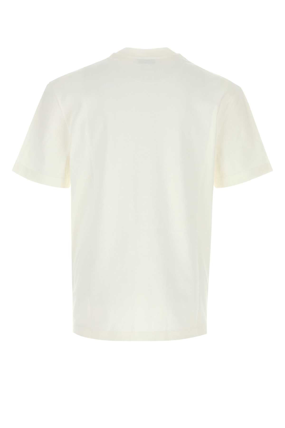 Jil Sander Men White Cotton T-Shirt JIL SANDER