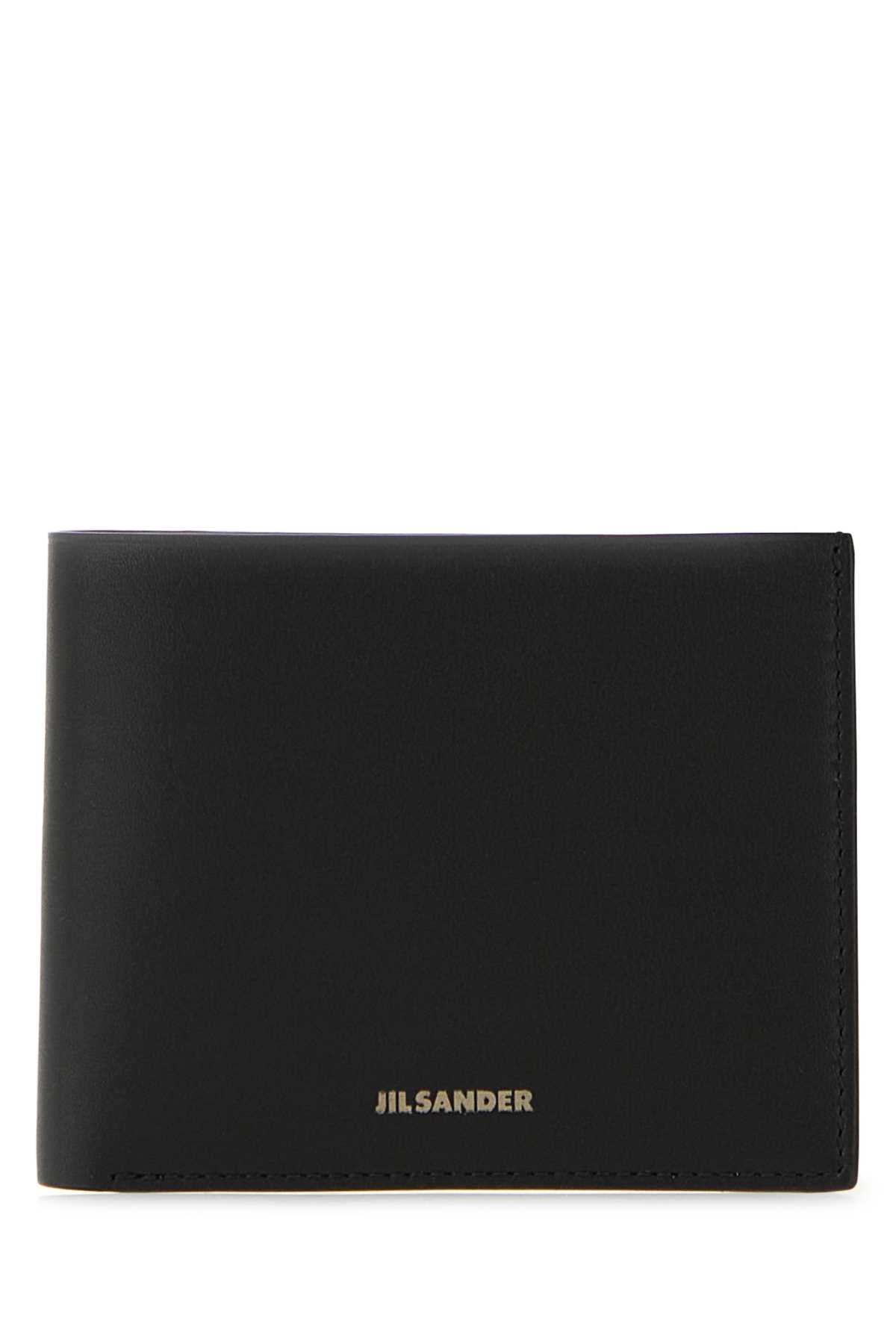 Jil Sander Men Black Leather Wallet JIL SANDER