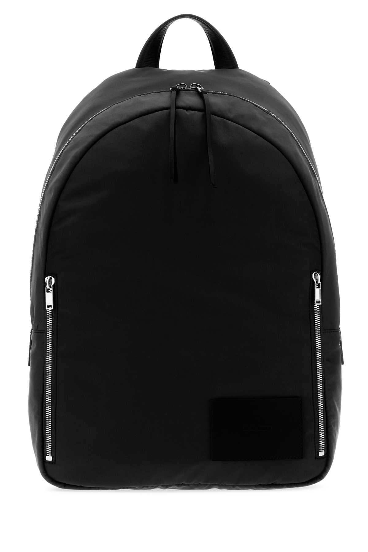 Jil Sander Men Black Fabric Urban Backpack JIL SANDER