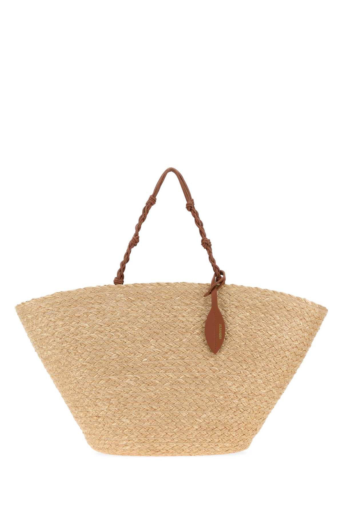 Jil Sander Women Raffia Large Tangle Bucket Bag JIL SANDER
