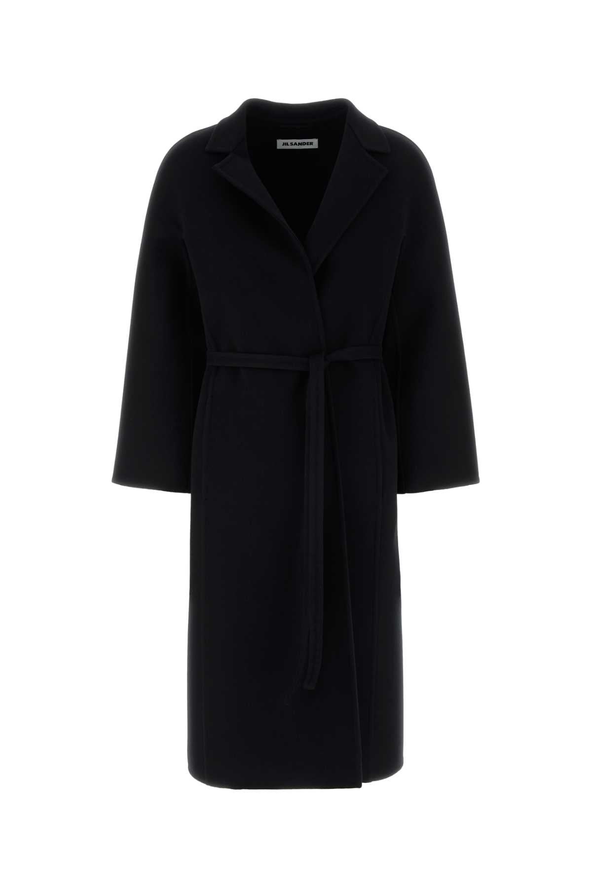 Jil Sander Women Black Wool Coat JIL SANDER