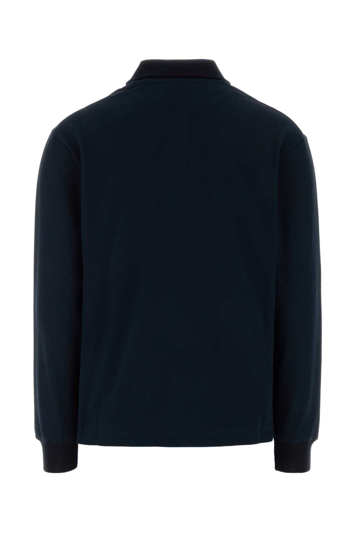 Jil Sander Women Black Piquet Polo Shirt JIL SANDER