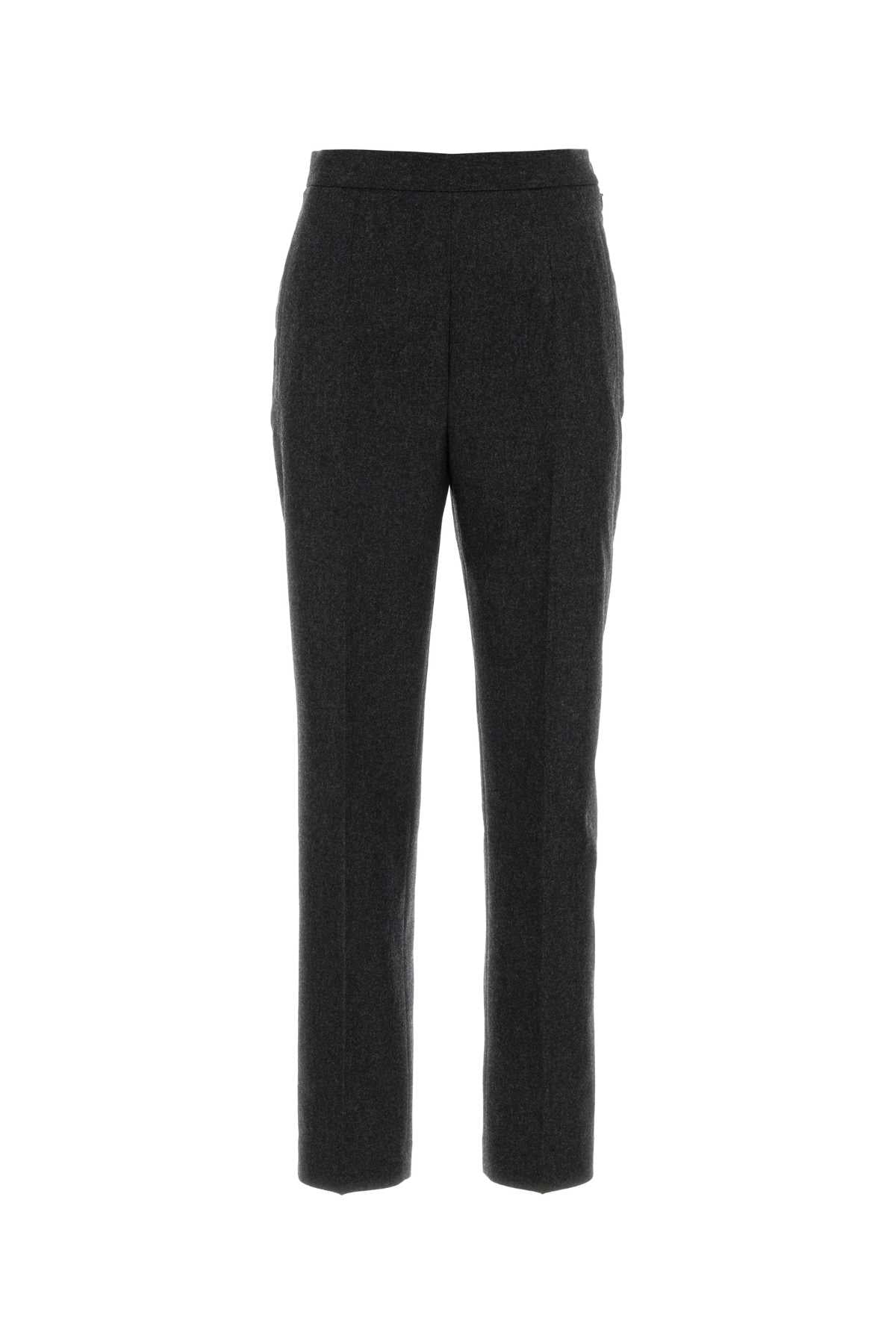 Jil Sander Women Dark Grey Wool Pant JIL SANDER