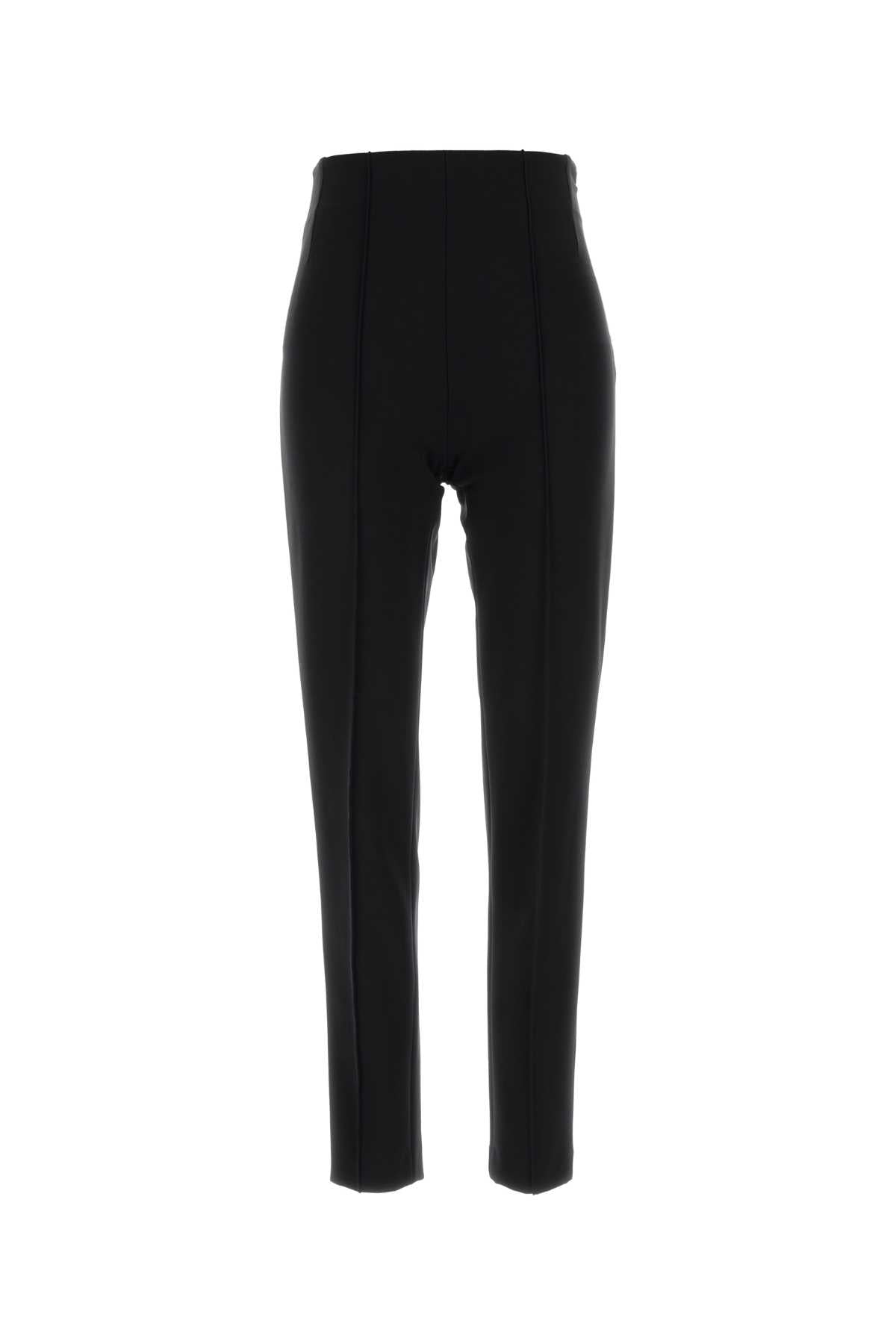 Jil Sander Women Black Stretch Jersey Pant JIL SANDER