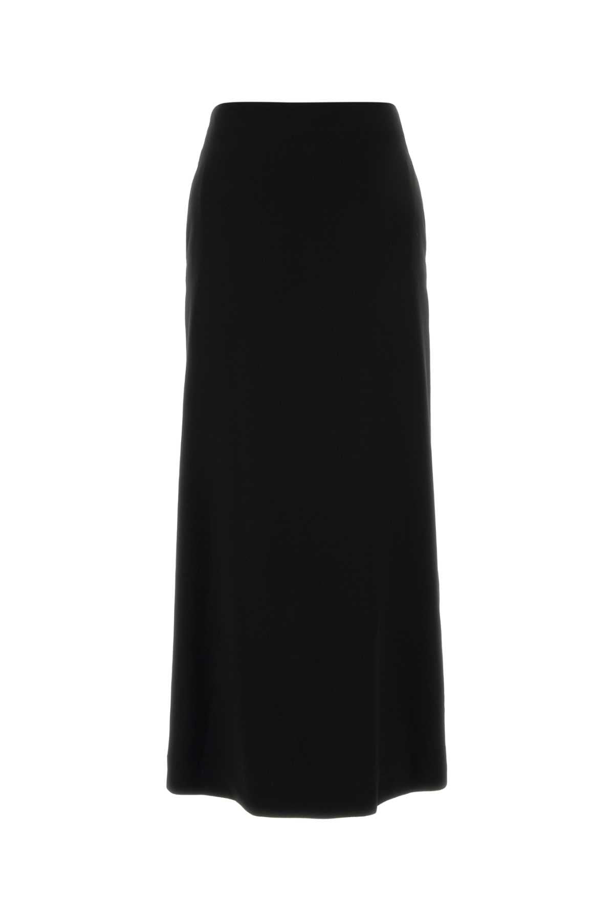 Jil Sander Women Black Wool Skirt JIL SANDER