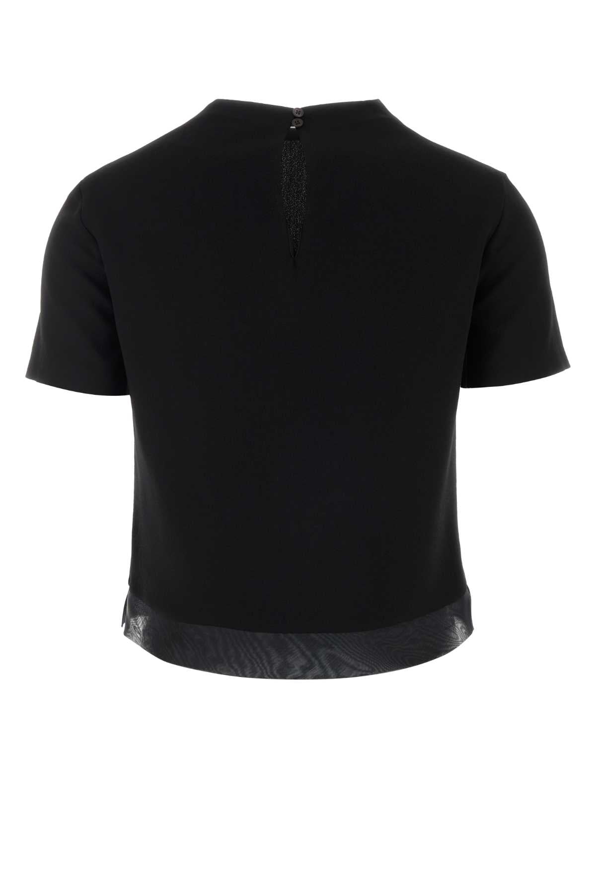Jil Sander Women Black Wool Top JIL SANDER