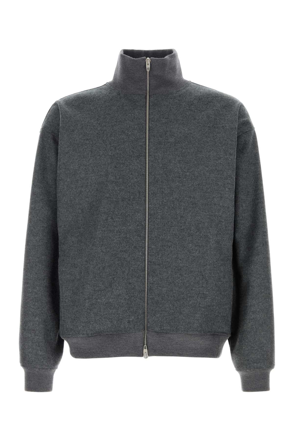Jil Sander Men Grey Wool Jacket JIL SANDER