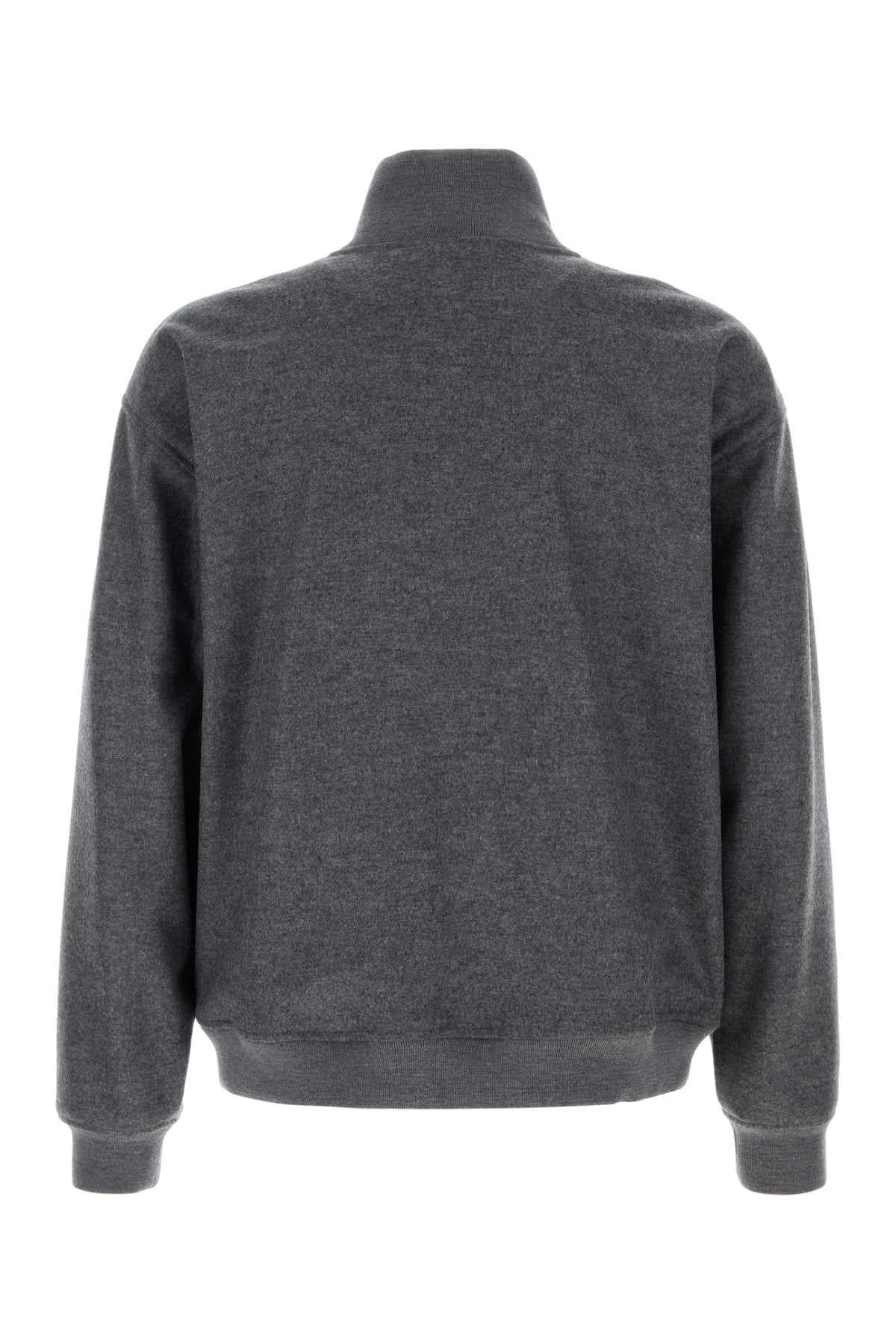 Jil Sander Men Grey Wool Jacket JIL SANDER