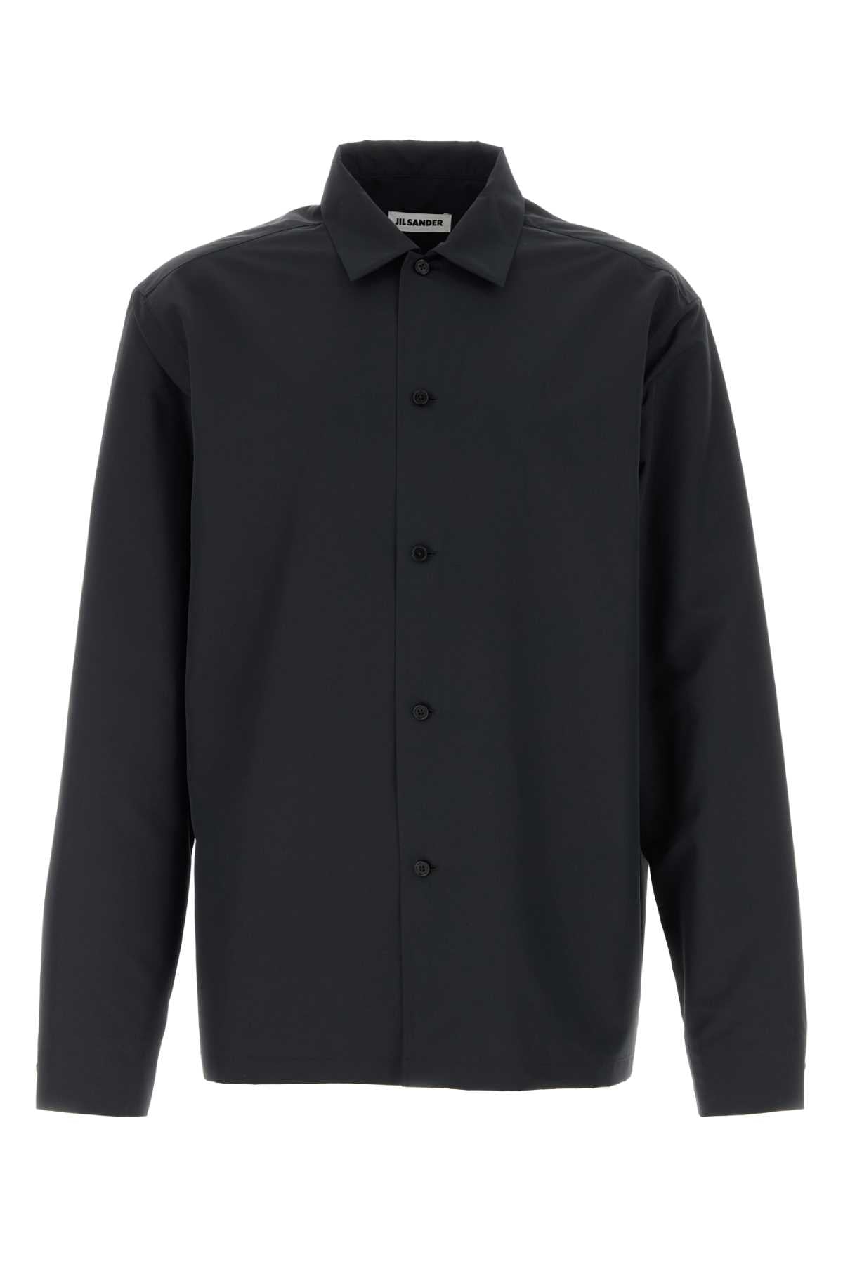 Jil Sander Men Black Polyester Shirt JIL SANDER