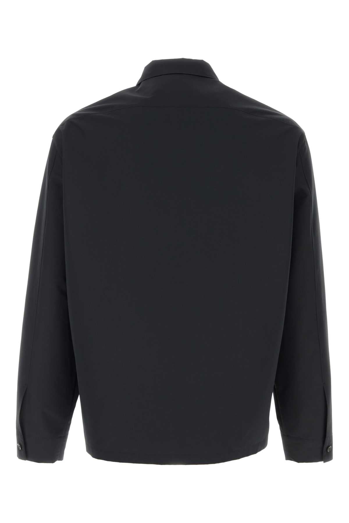 Jil Sander Men Black Polyester Shirt JIL SANDER