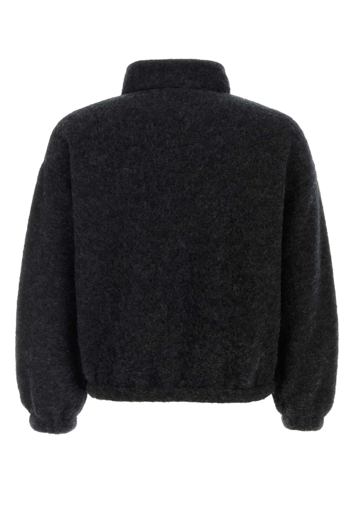 Jil Sander Men Slate Wool Blend Sweatshirt JIL SANDER