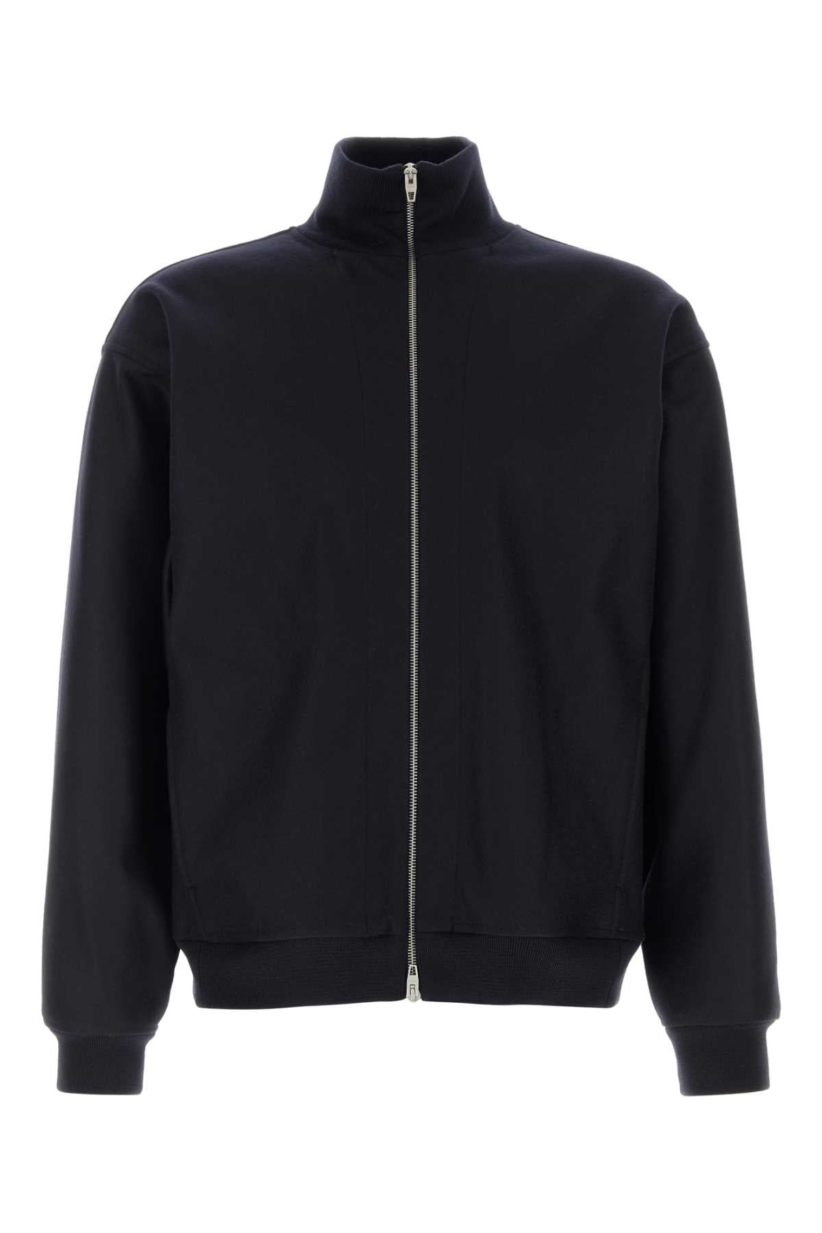 Jil Sander Men Midnight Blue Wool Jacket JIL SANDER