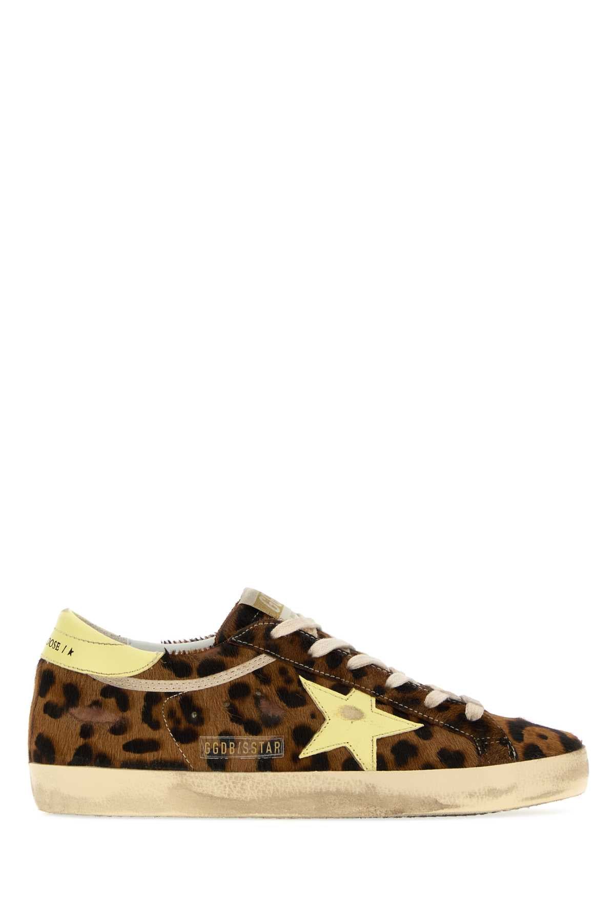 Golden Goose Deluxe Brand Women Printed Calf Hair Super-Star Sneakers GOLDEN GOOSE