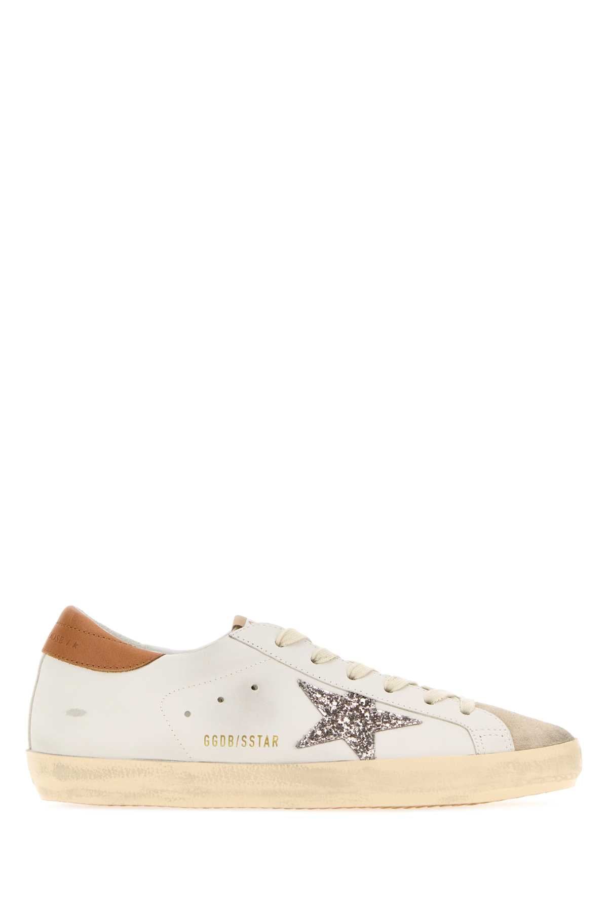 Golden Goose Deluxe Brand Women White Leather Super-Star Sneakers GOLDEN GOOSE