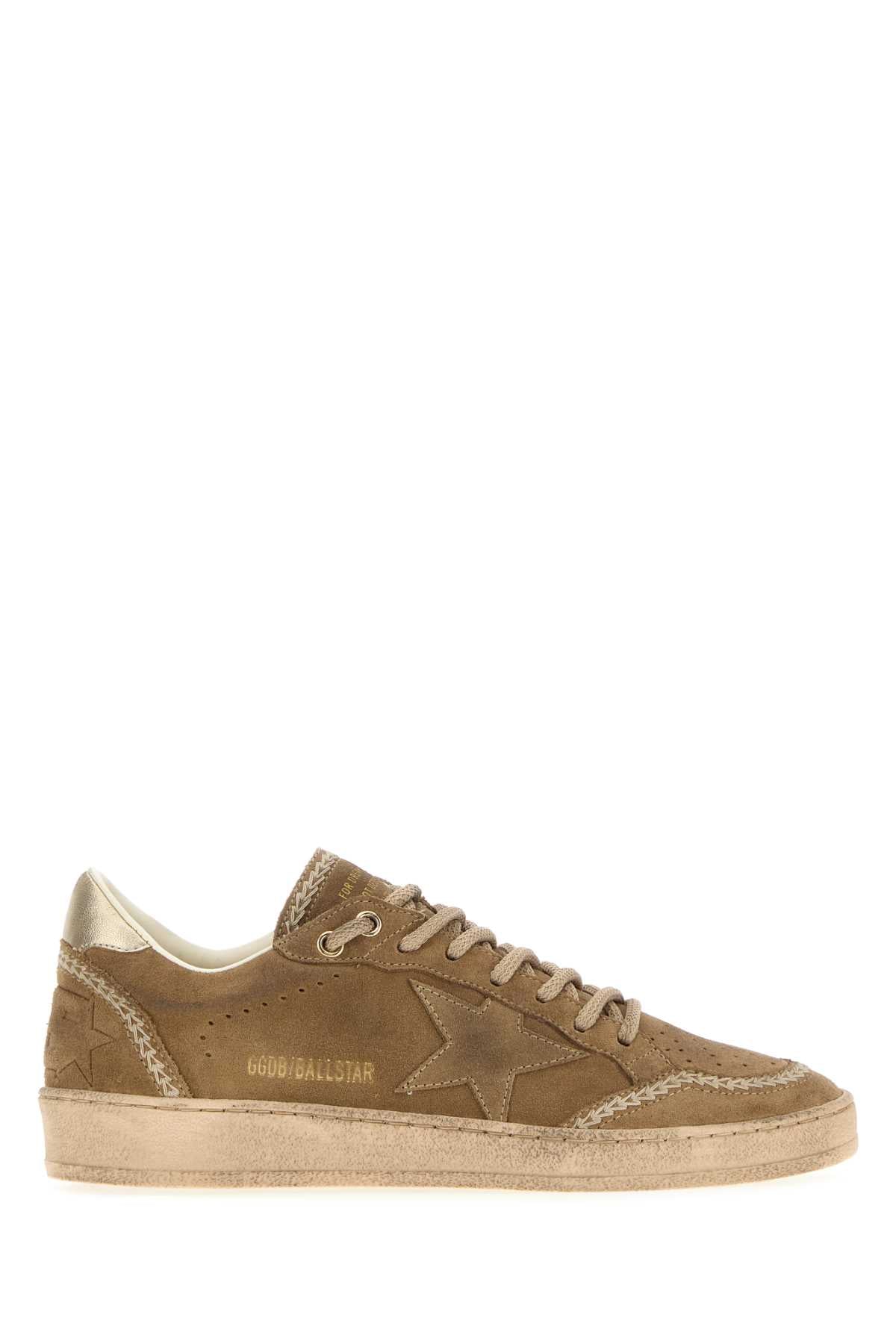 Golden Goose Deluxe Brand Women Camel Suede Ball Star Sneakers GOLDEN GOOSE