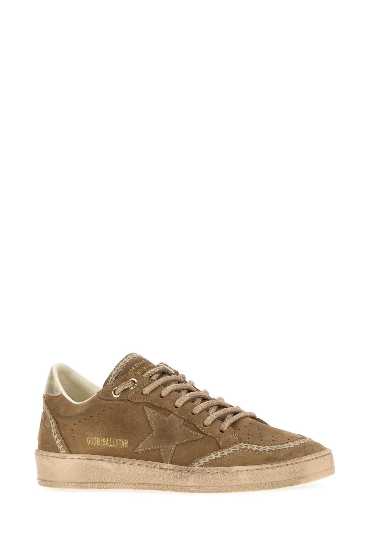 Golden Goose Deluxe Brand Women Camel Suede Ball Star Sneakers GOLDEN GOOSE