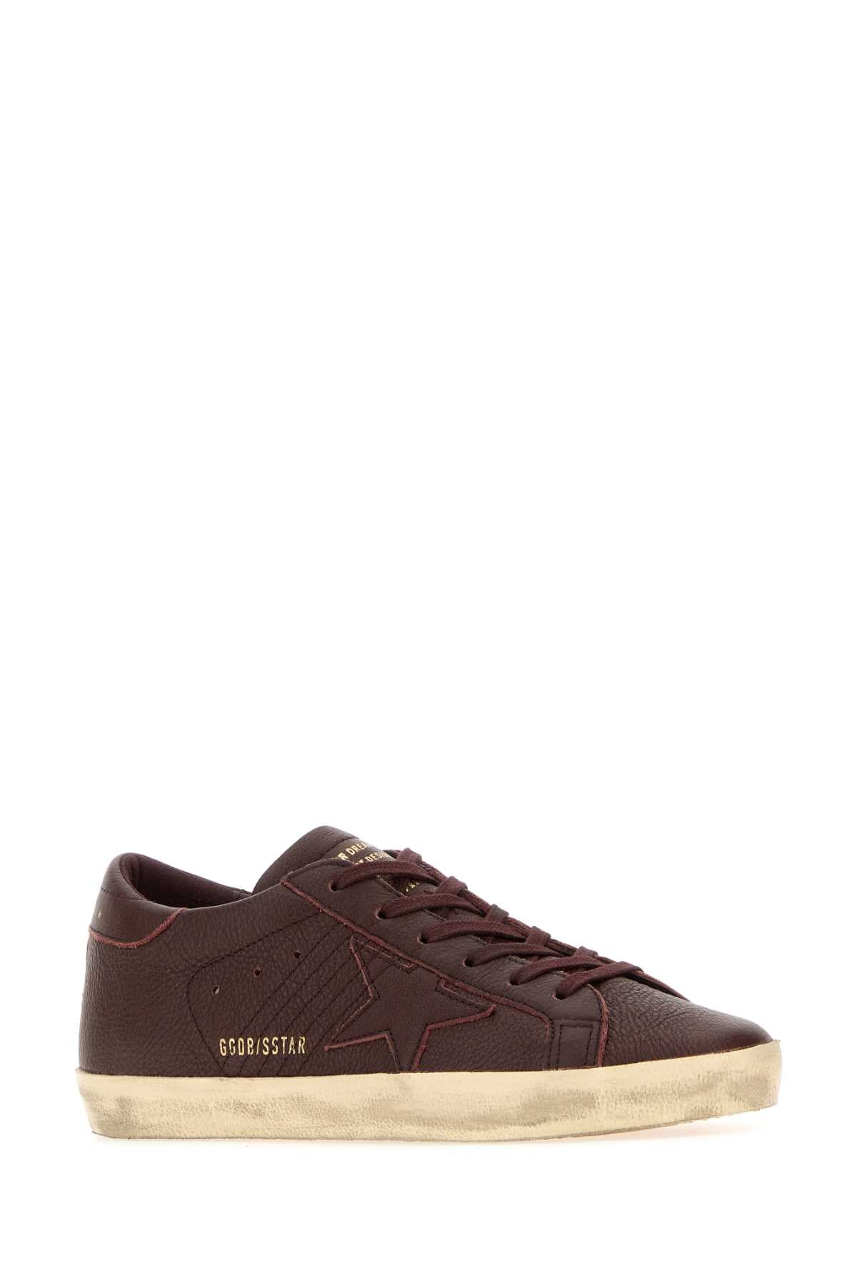 Golden Goose Deluxe Brand Women Chocolate Leather Super-Star Sneakers GOLDEN GOOSE