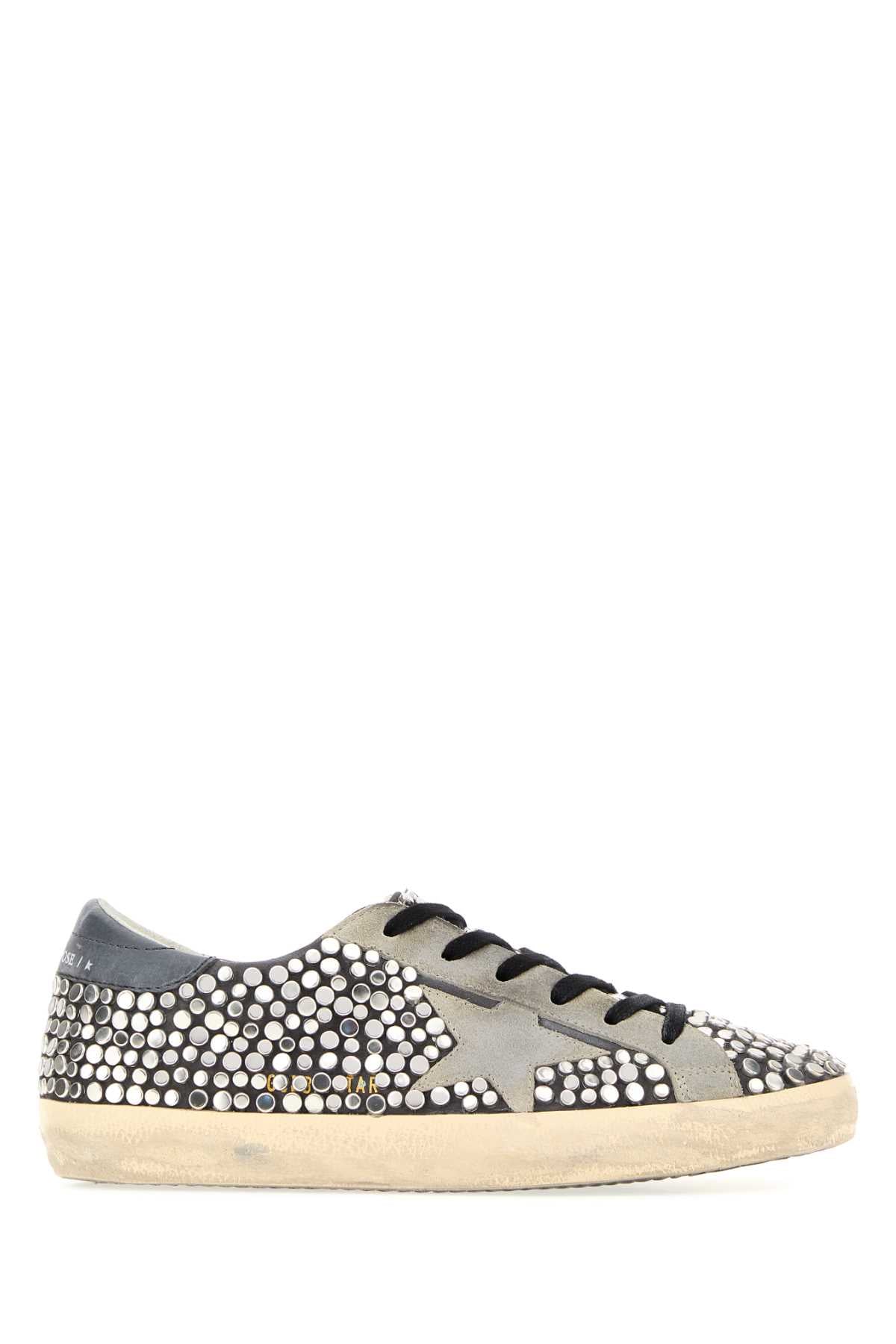 Golden Goose Deluxe Brand Women Embellished Leather Super-Star Sneakers GOLDEN GOOSE