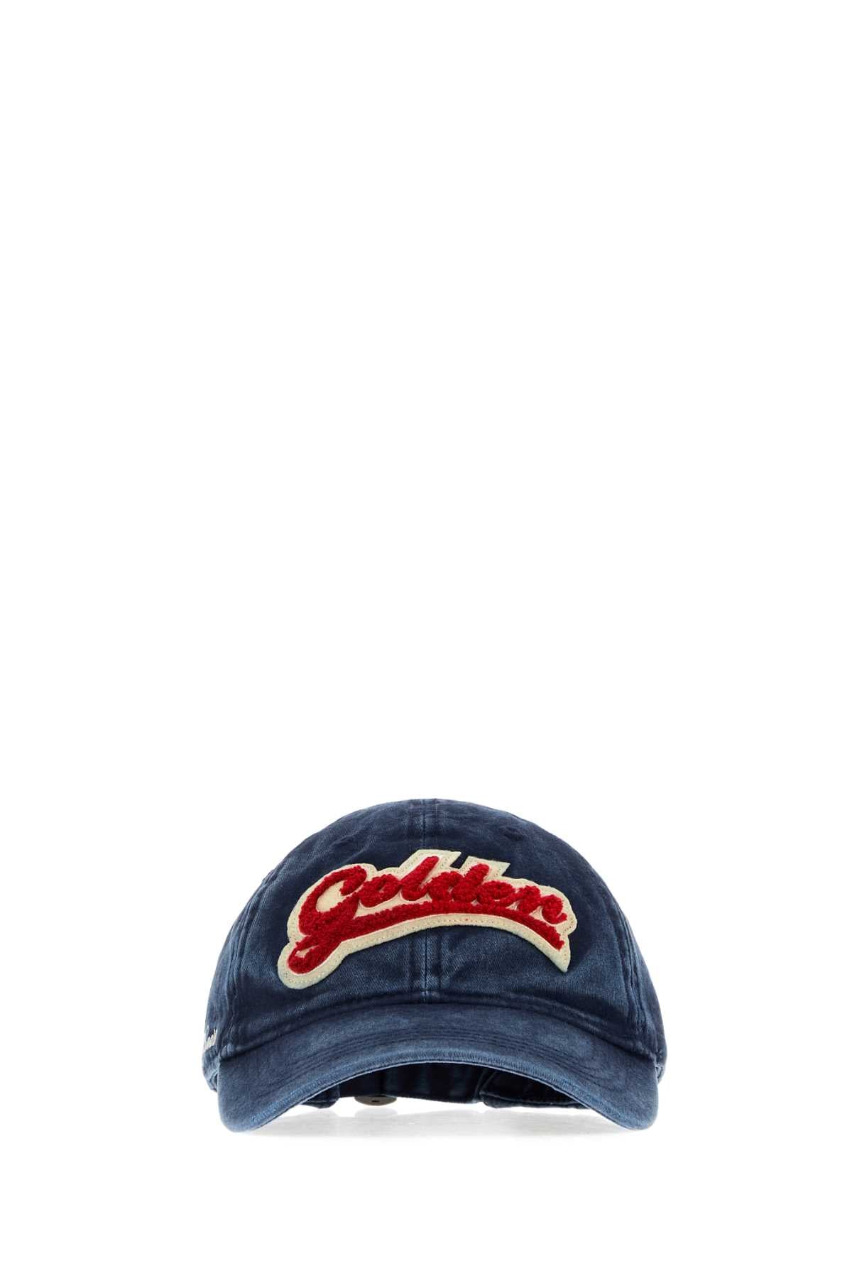 Golden Goose Deluxe Brand Men Denim Baseball Cap GOLDEN GOOSE
