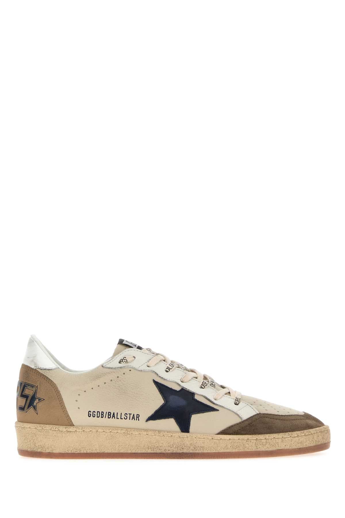 Golden Goose Deluxe Brand Men Sand Leather Ball Star Sneakers GOLDEN GOOSE