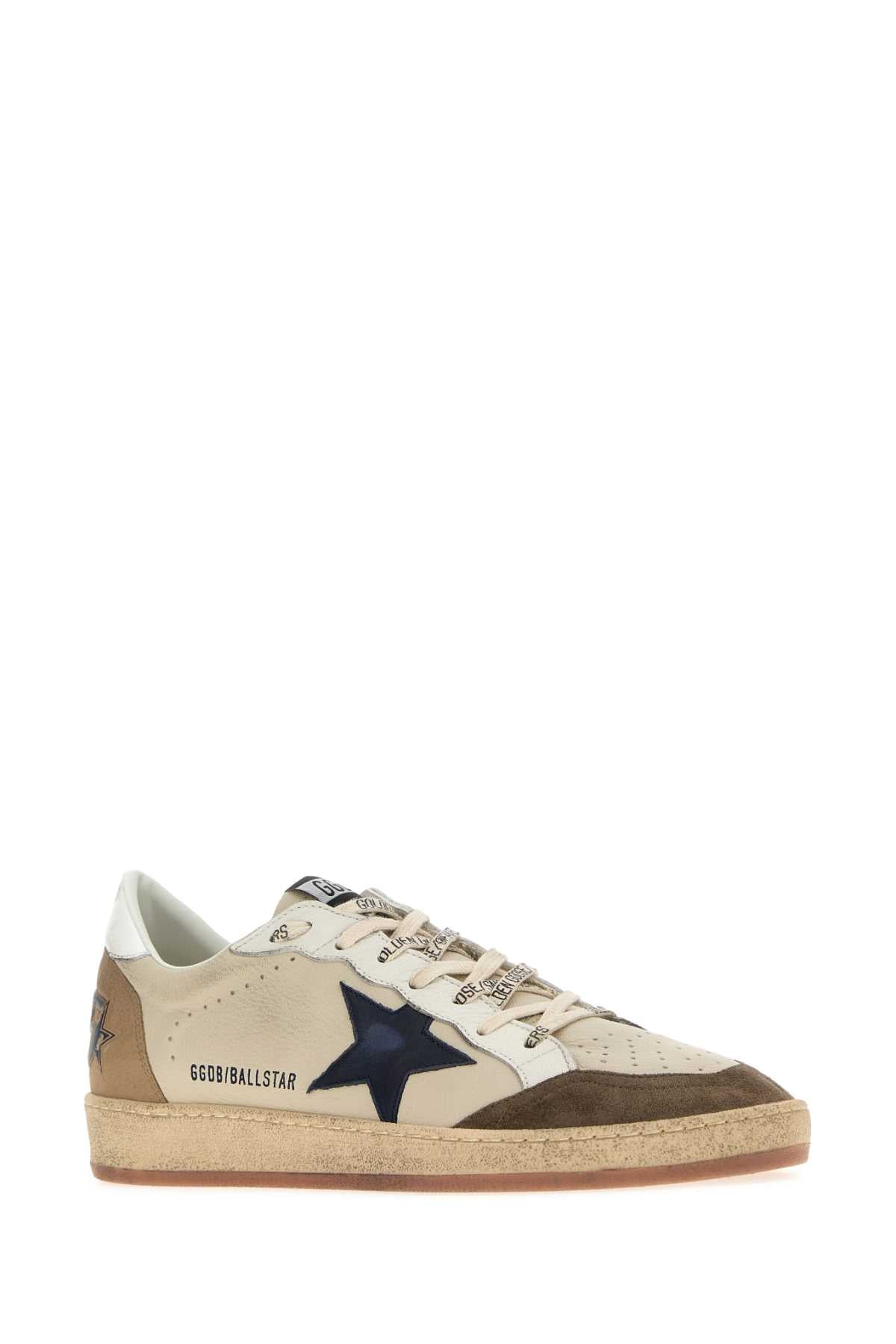 Golden Goose Deluxe Brand Men Sand Leather Ball Star Sneakers GOLDEN GOOSE