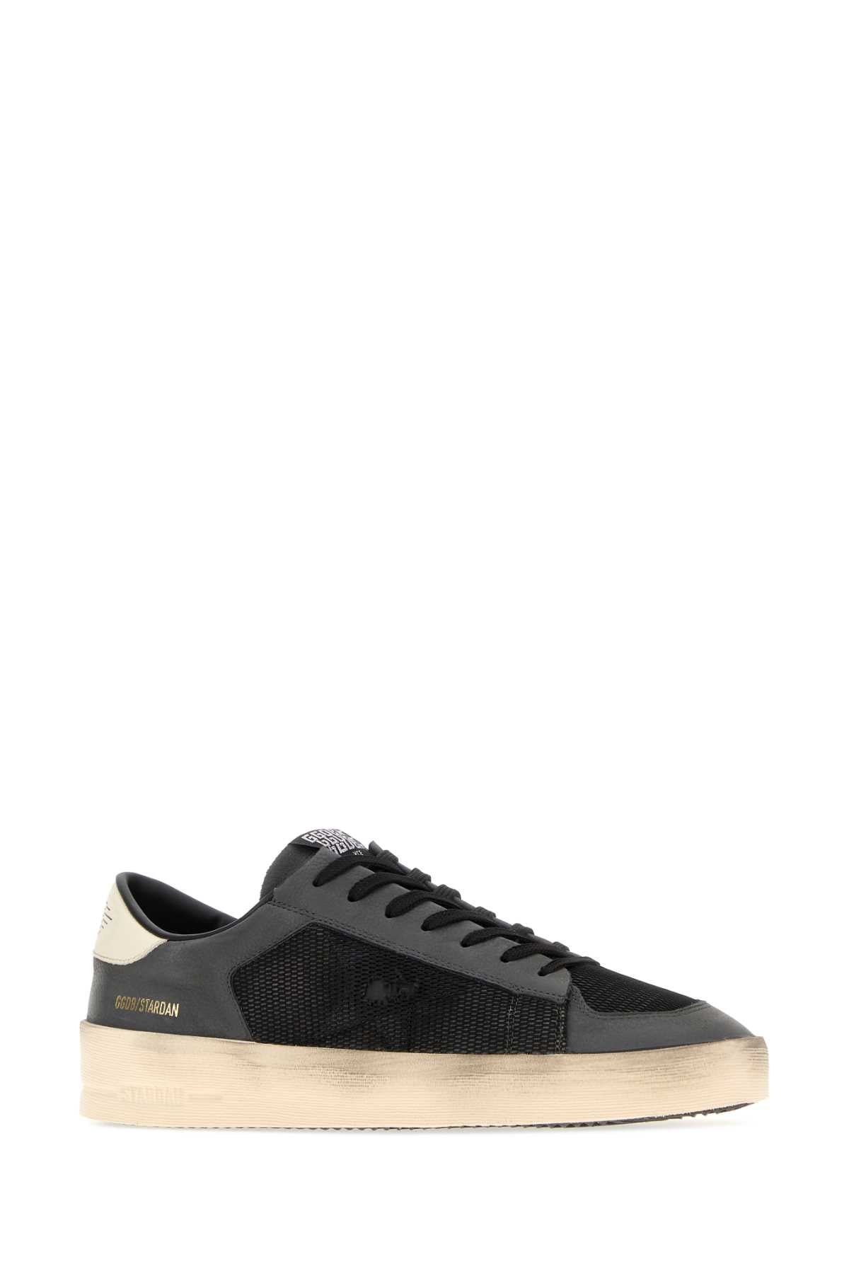 Golden Goose Deluxe Brand Men Two-Tone Leather And Mesh Stardan Sneakers GOLDEN GOOSE
