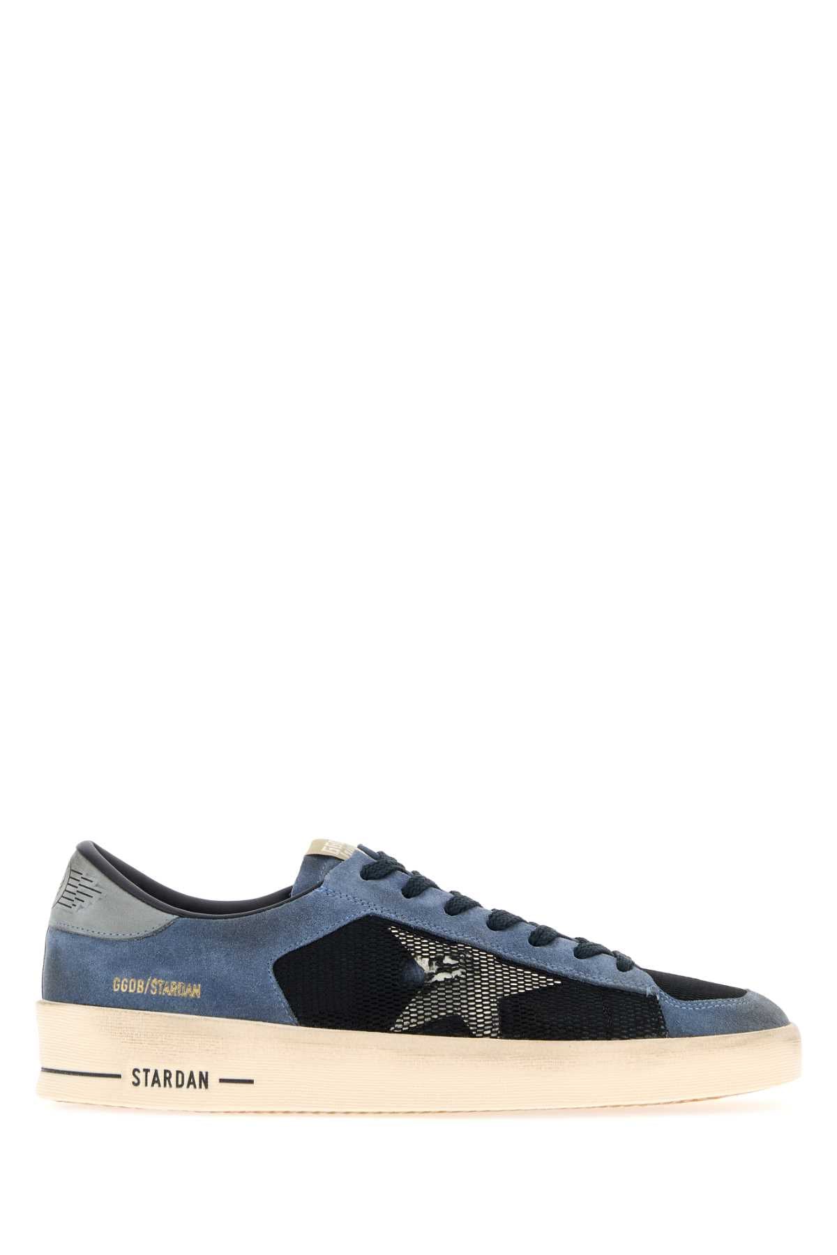 Golden Goose Deluxe Brand Men Two-Tone Suede And Mesh Stardan Sneakers GOLDEN GOOSE