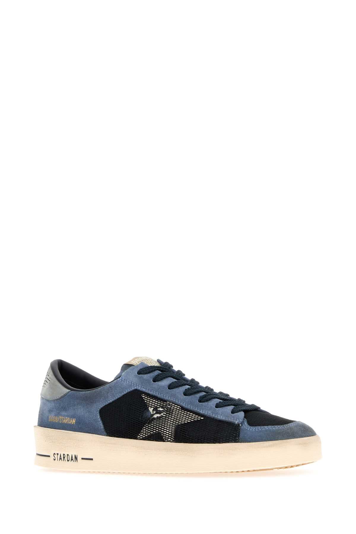 Golden Goose Deluxe Brand Men Two-Tone Suede And Mesh Stardan Sneakers GOLDEN GOOSE