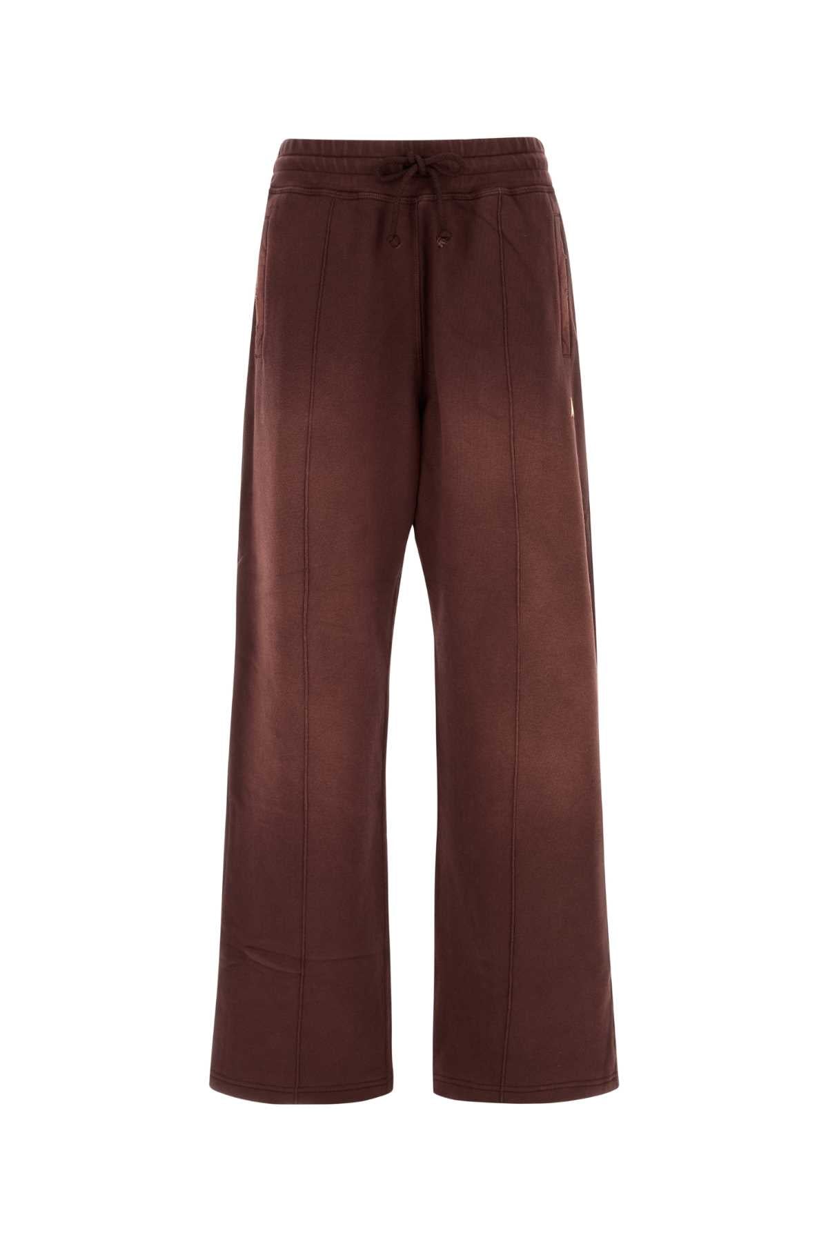 Golden Goose Deluxe Brand Women Burgundy Cotton Joggers GOLDEN GOOSE