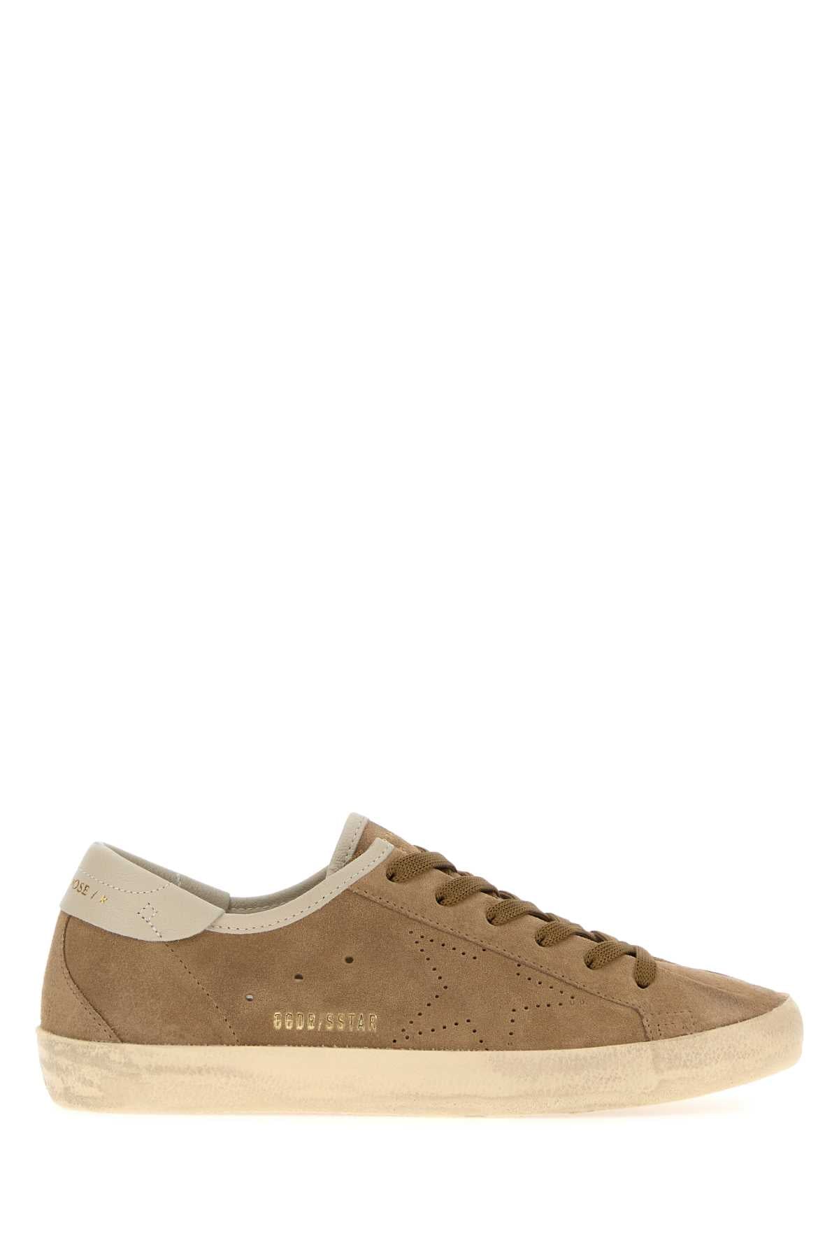 Golden Goose Deluxe Brand Women Camel Suede Super-Star Sneakers GOLDEN GOOSE