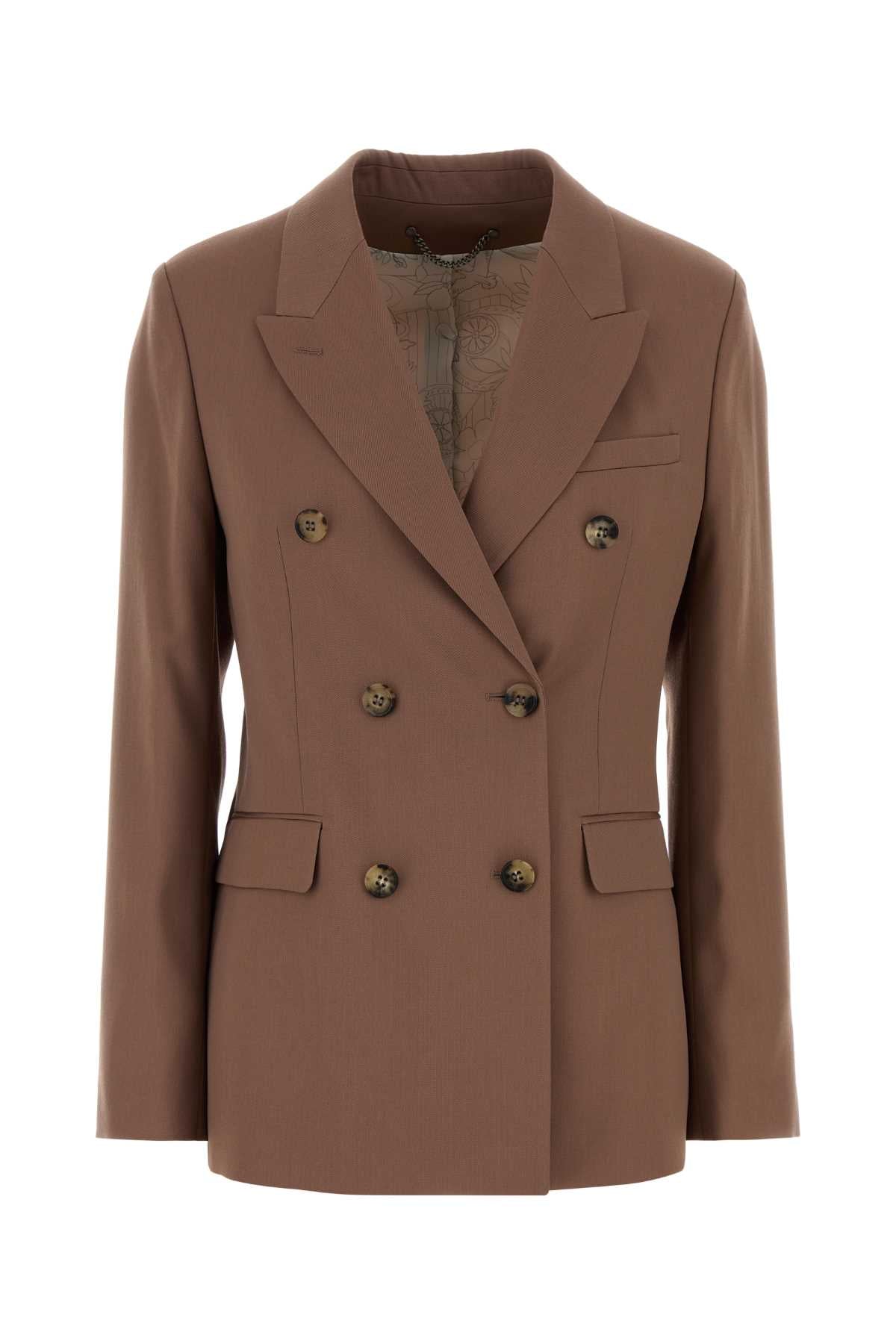Golden Goose Deluxe Brand Women Antiqued Pink Wool Blazer GOLDEN GOOSE