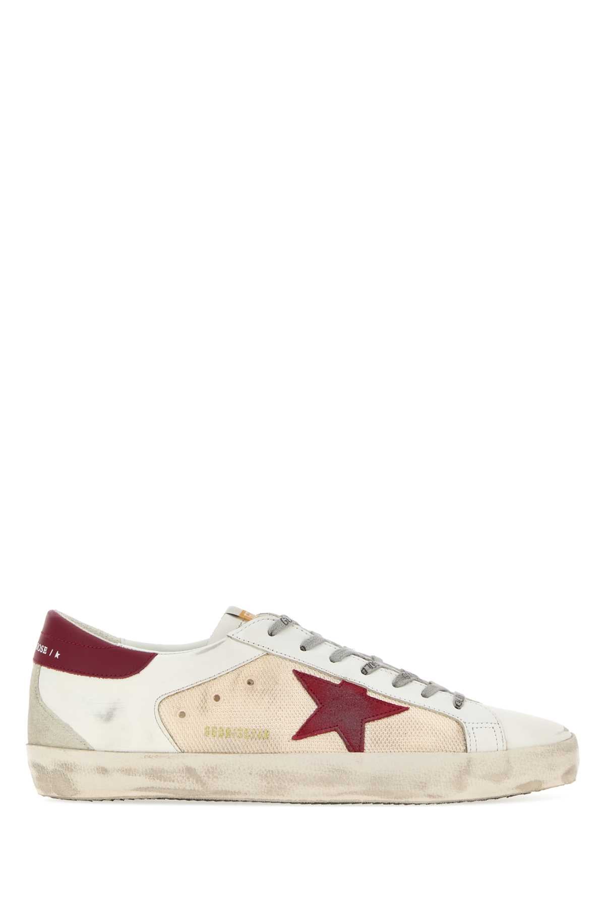 Golden Goose Deluxe Brand Men Multicolor Leather And Fabric Super Star Sneakers GOLDEN GOOSE