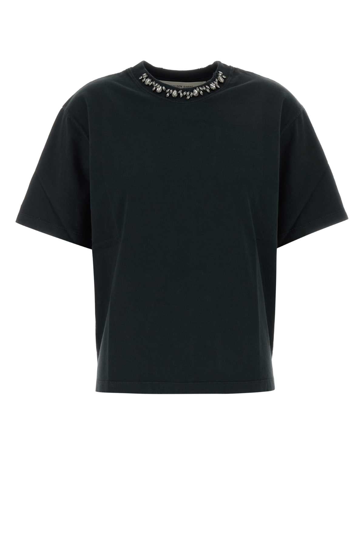 Golden Goose Deluxe Brand Women Slate Cotton T-Shirt GOLDEN GOOSE