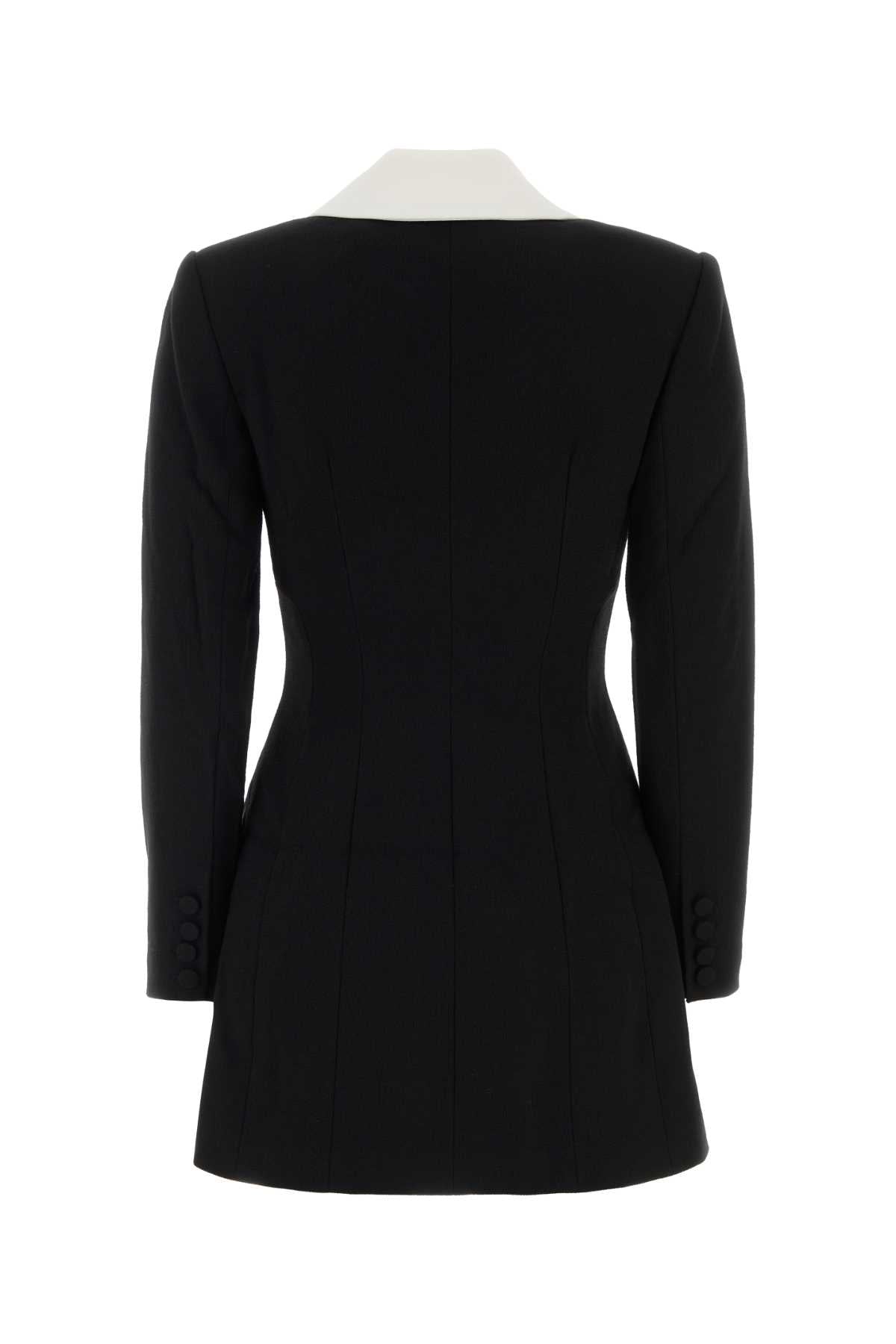 Self Portrait Women Black Wool Blazer Dress SELF-PORTRAIT