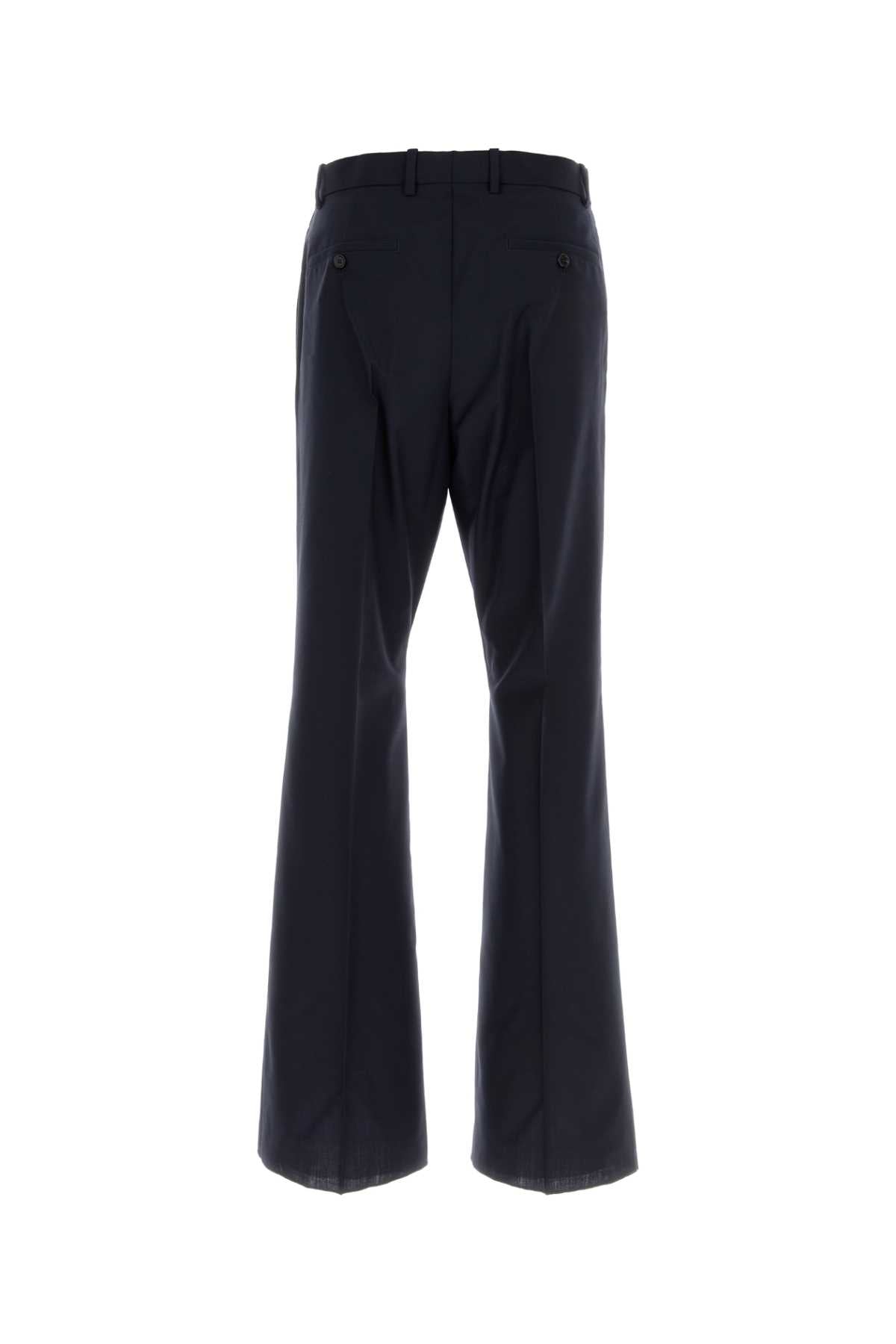 Jil Sander Men Navy Blue Wool Blend Pant JIL SANDER