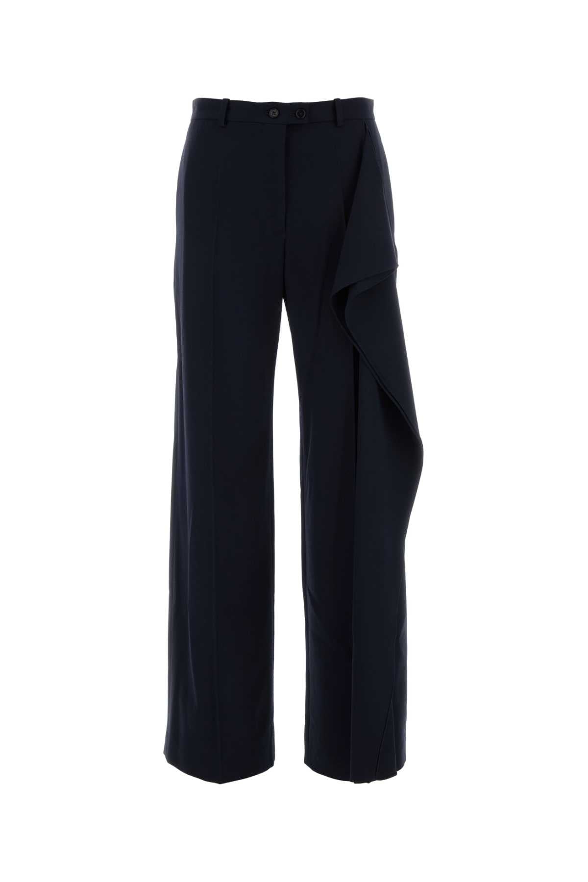 Jil Sander Women Midnight Blue Wool Pant JIL SANDER