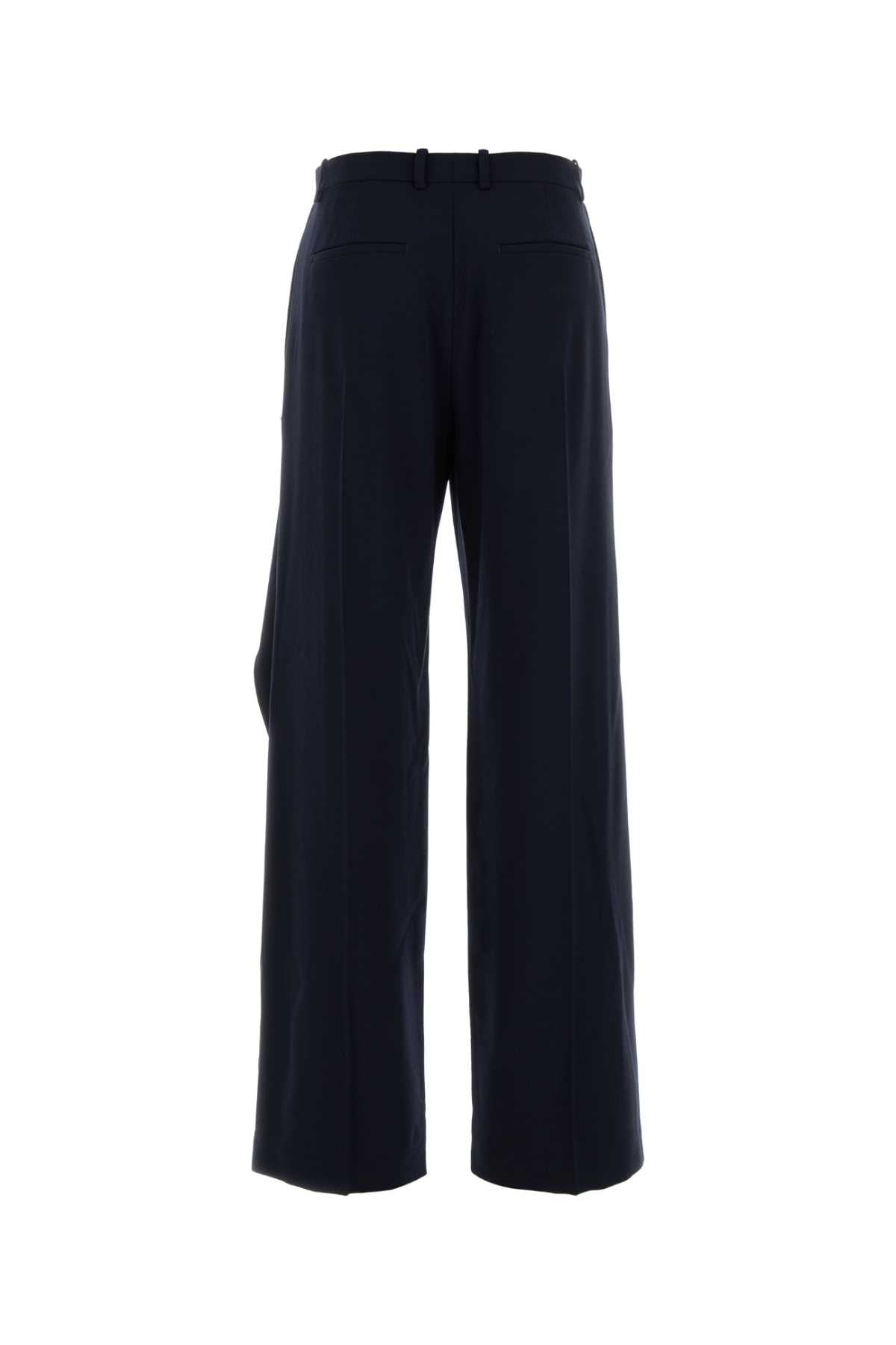 Jil Sander Women Midnight Blue Wool Pant JIL SANDER